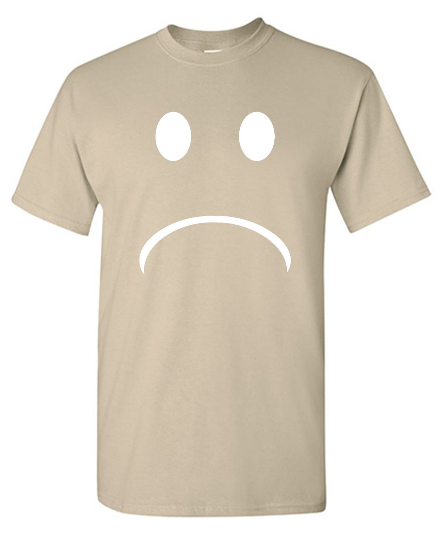 Funny T-Shirts design "Sad Smile"