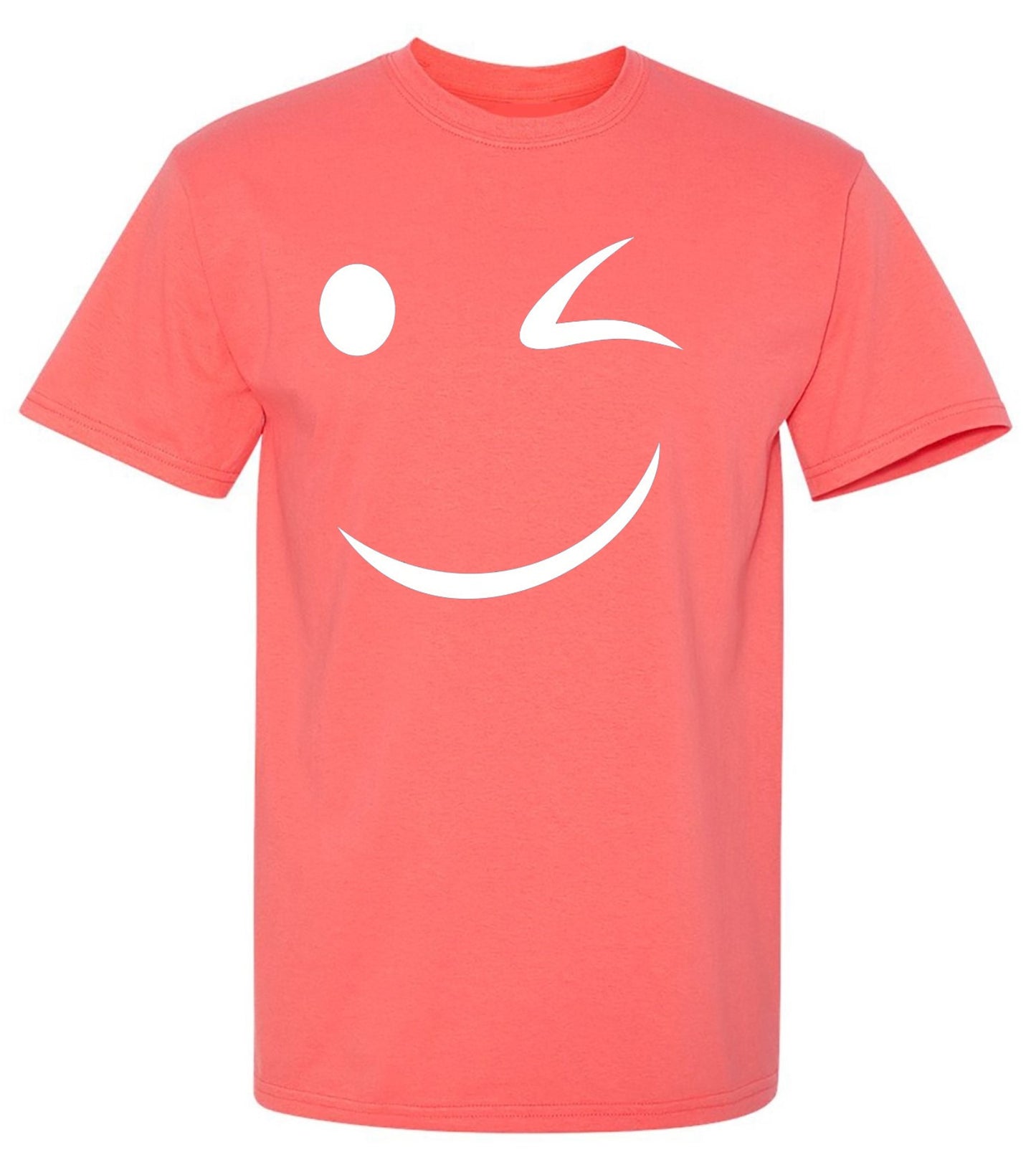 Funny T-Shirts design "Wink Smile"