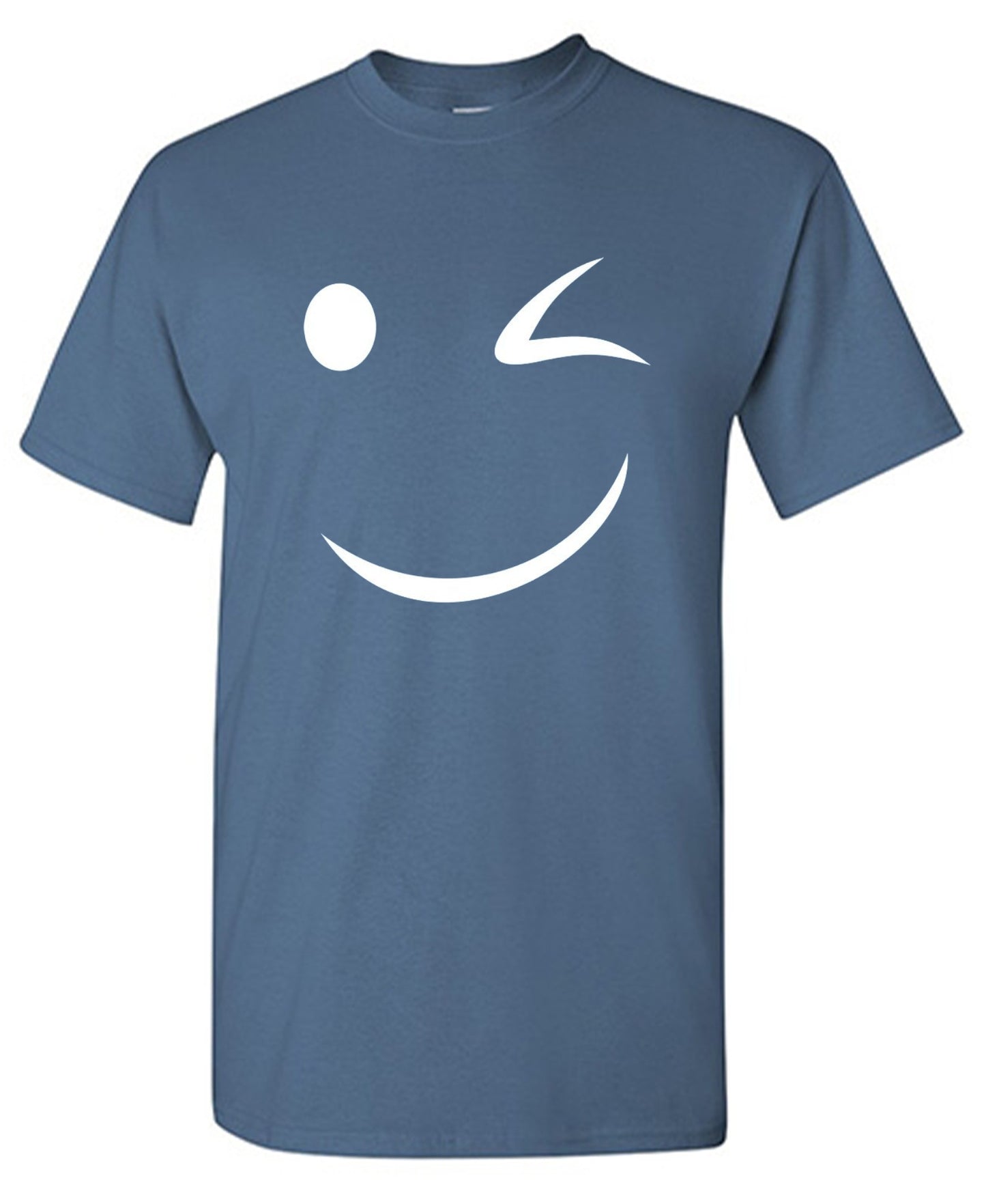 Funny T-Shirts design "Wink Smile"