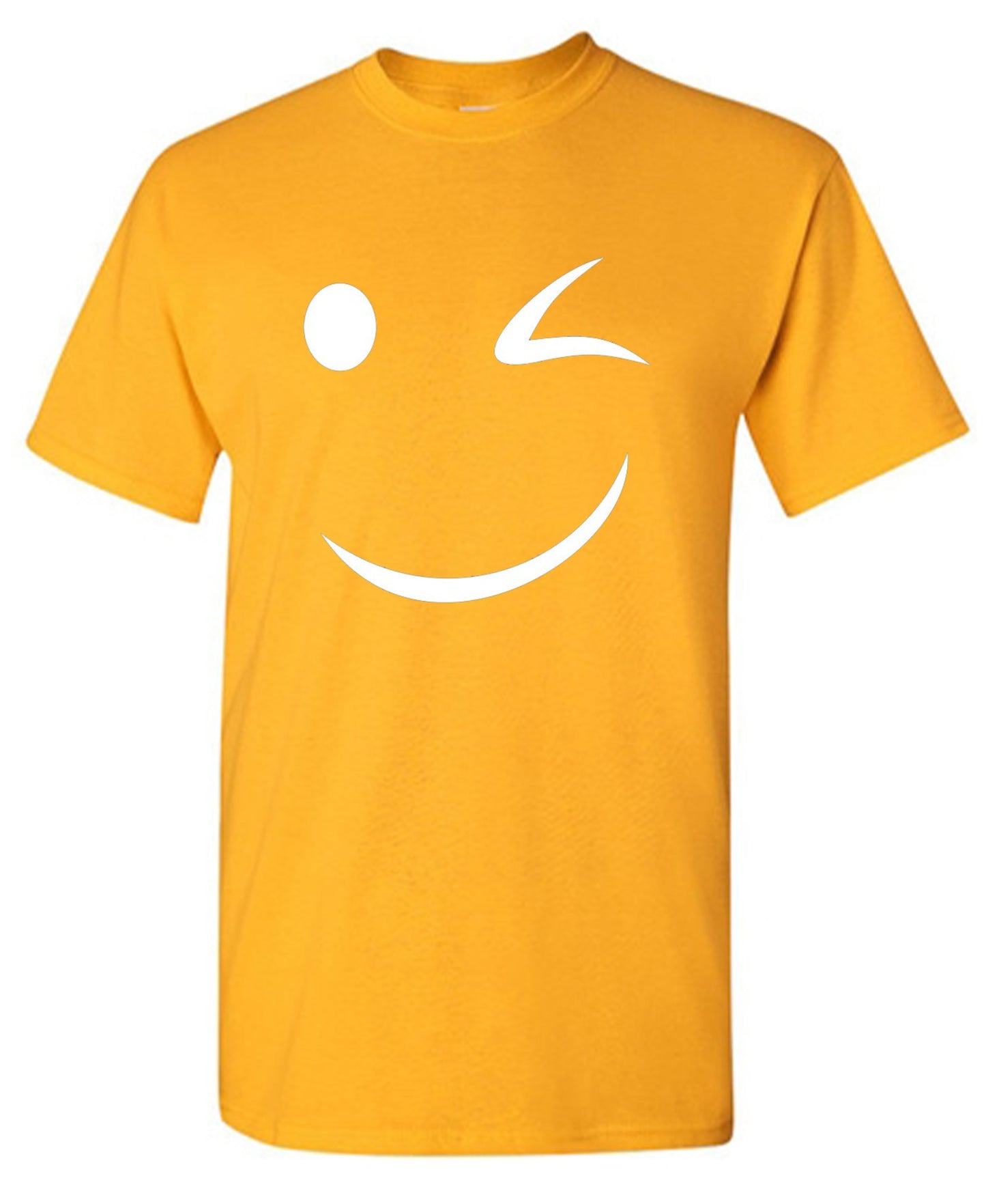 Funny T-Shirts design "Wink Smile"