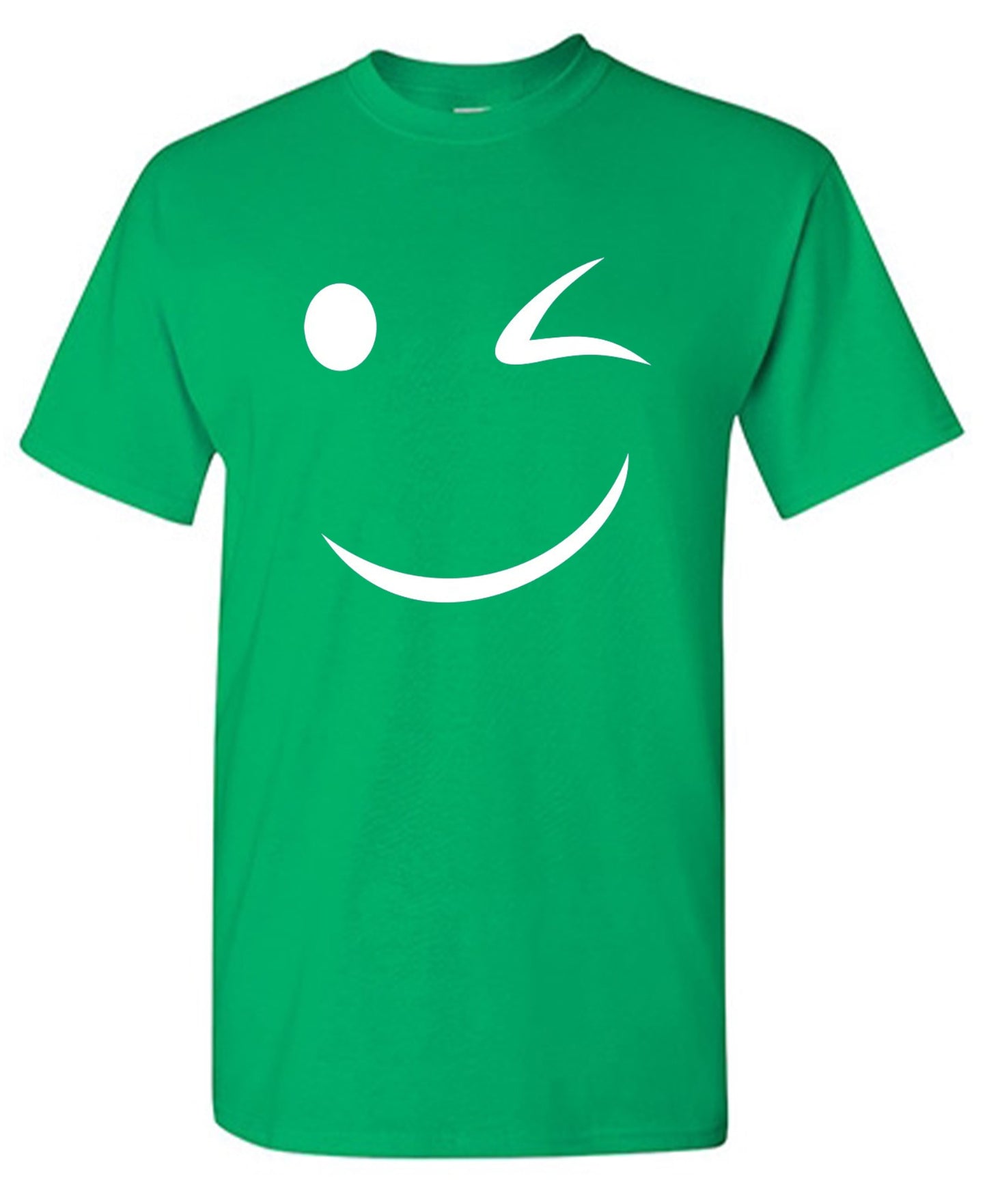 Funny T-Shirts design "Wink Smile"