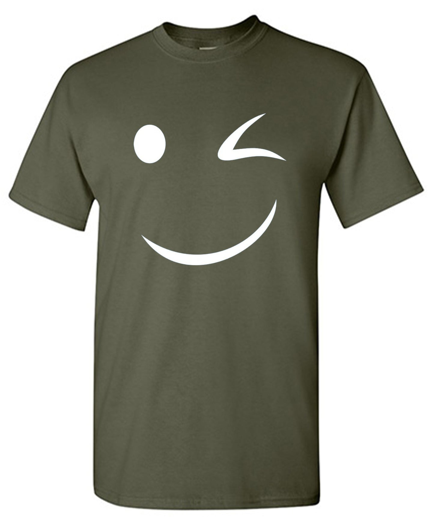 Funny T-Shirts design "Wink Smile"
