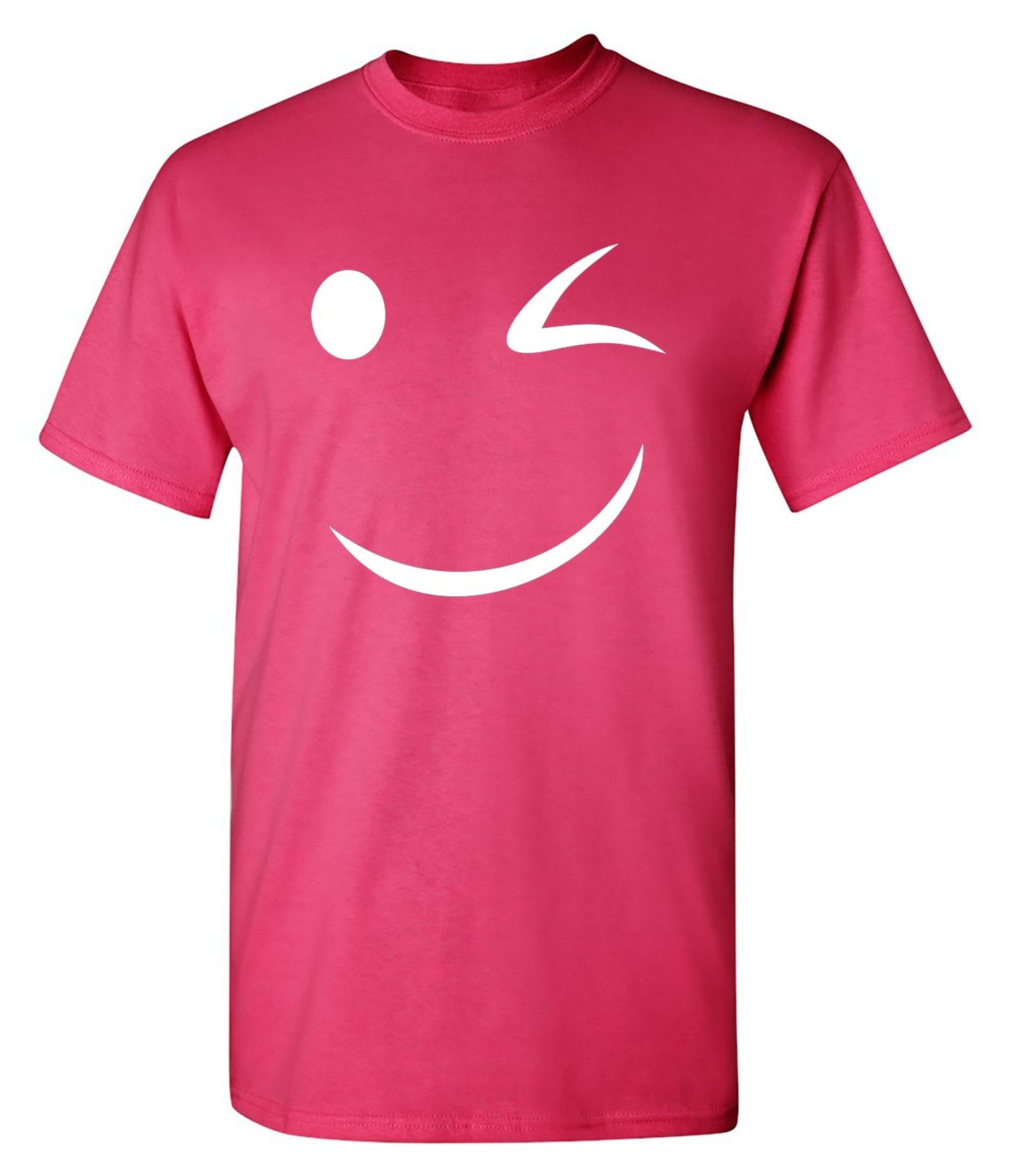 Funny T-Shirts design "Wink Smile"