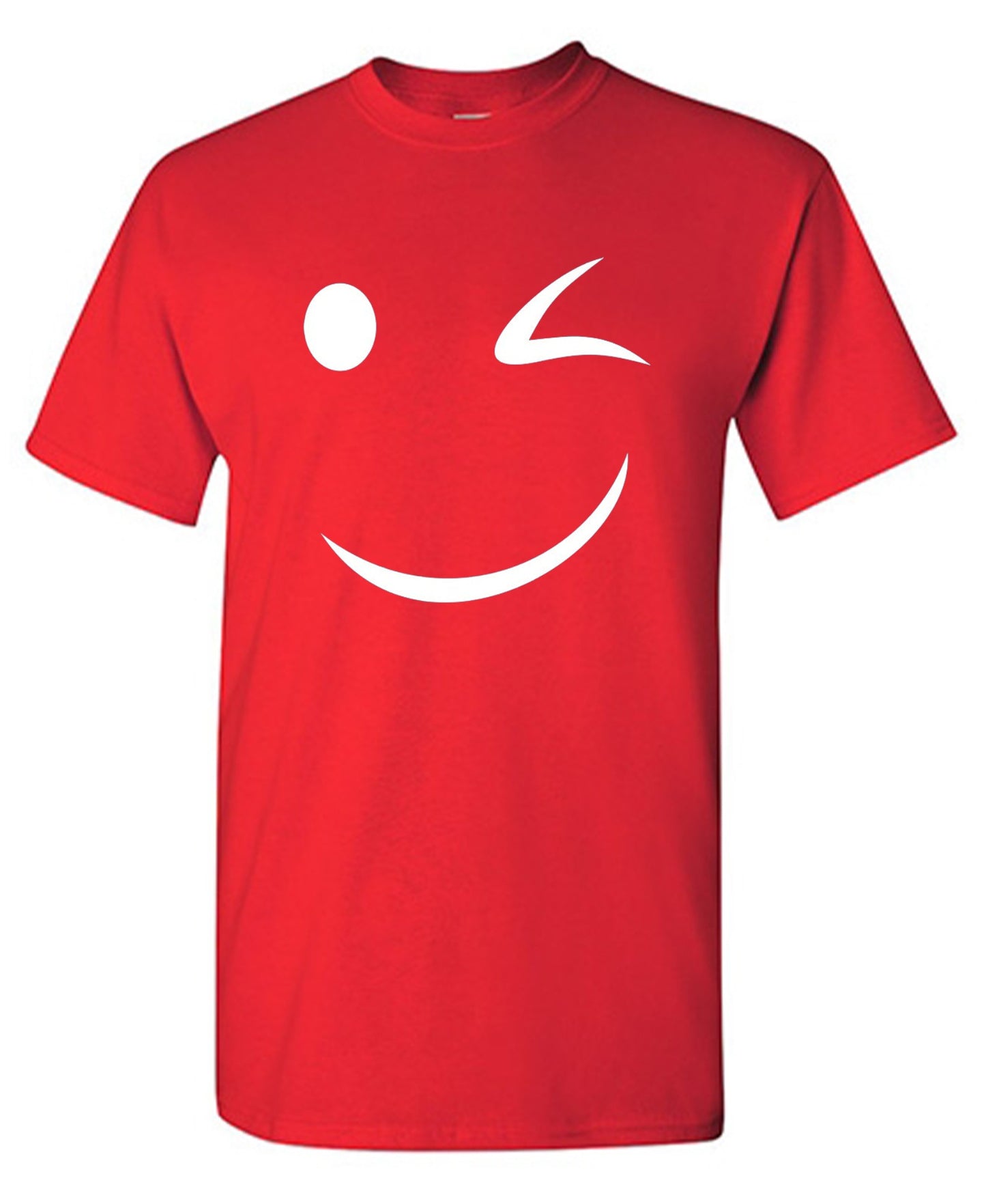 Funny T-Shirts design "Wink Smile"