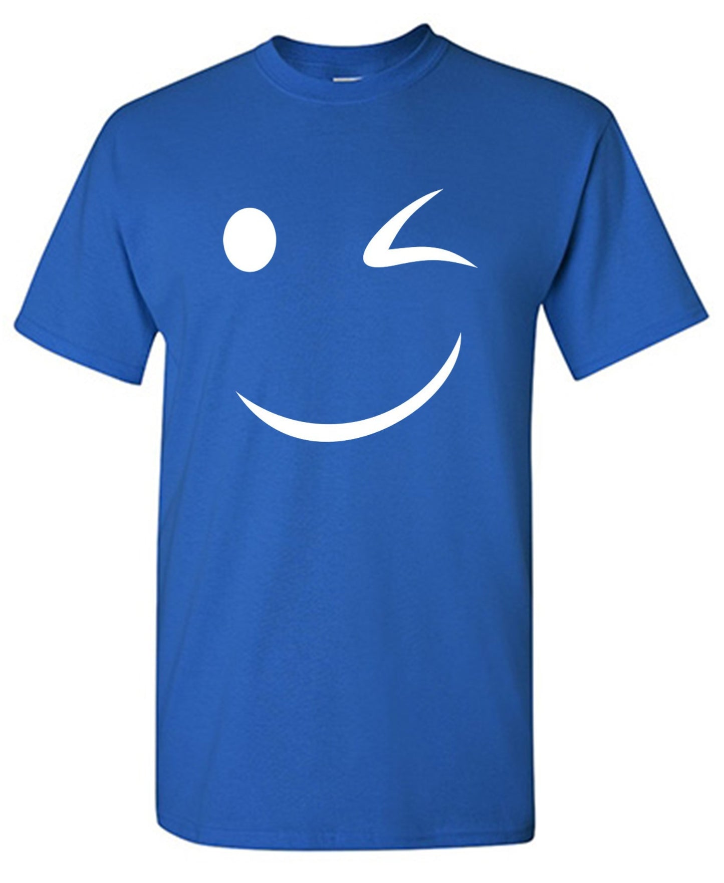 Funny T-Shirts design "Wink Smile"
