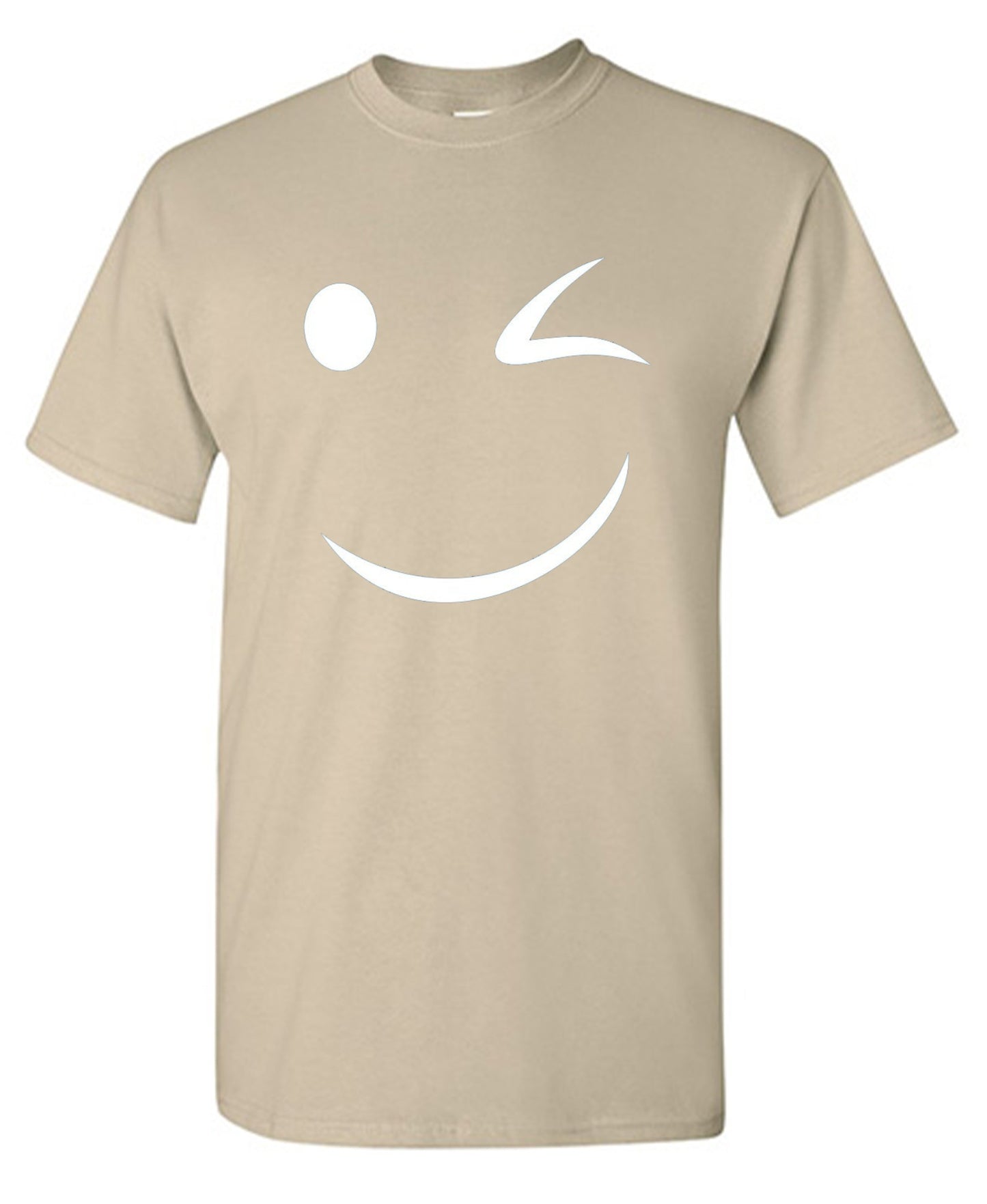 Funny T-Shirts design "Wink Smile"