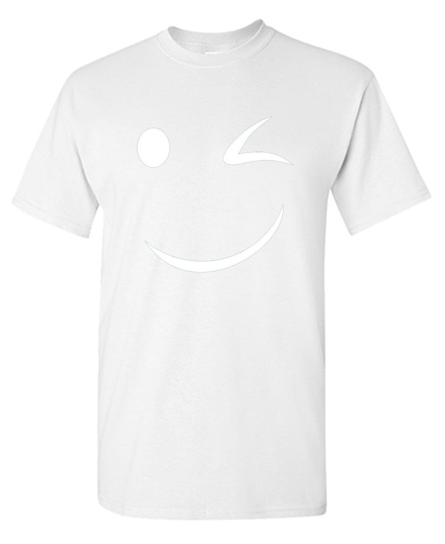 Funny T-Shirts design "Wink Smile"