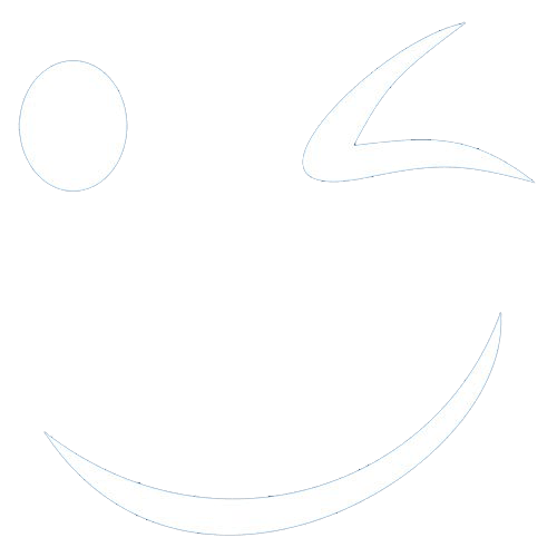 Funny T-Shirts design "Wink Smile"