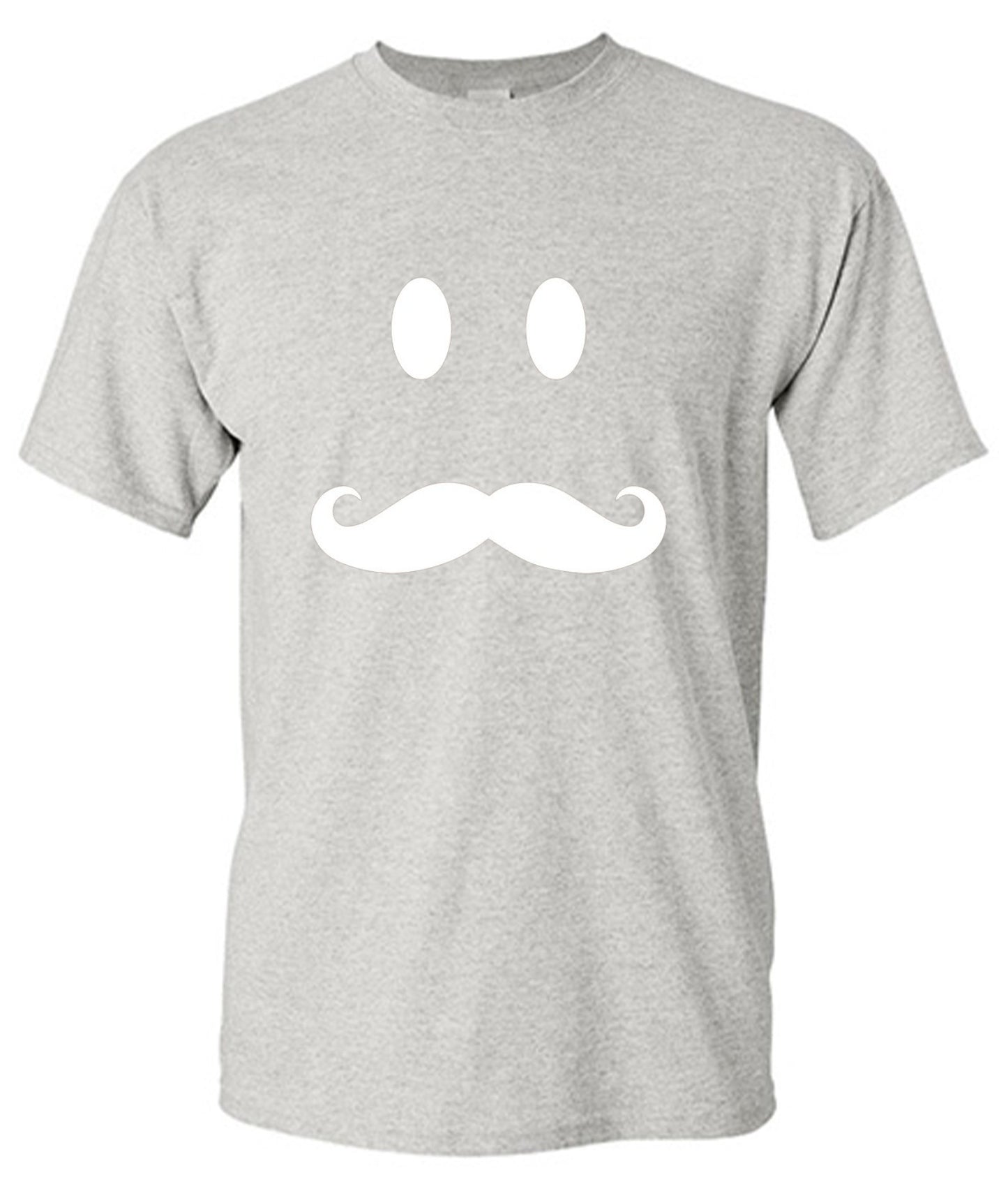 Funny T-Shirts design "Moustache Smile"