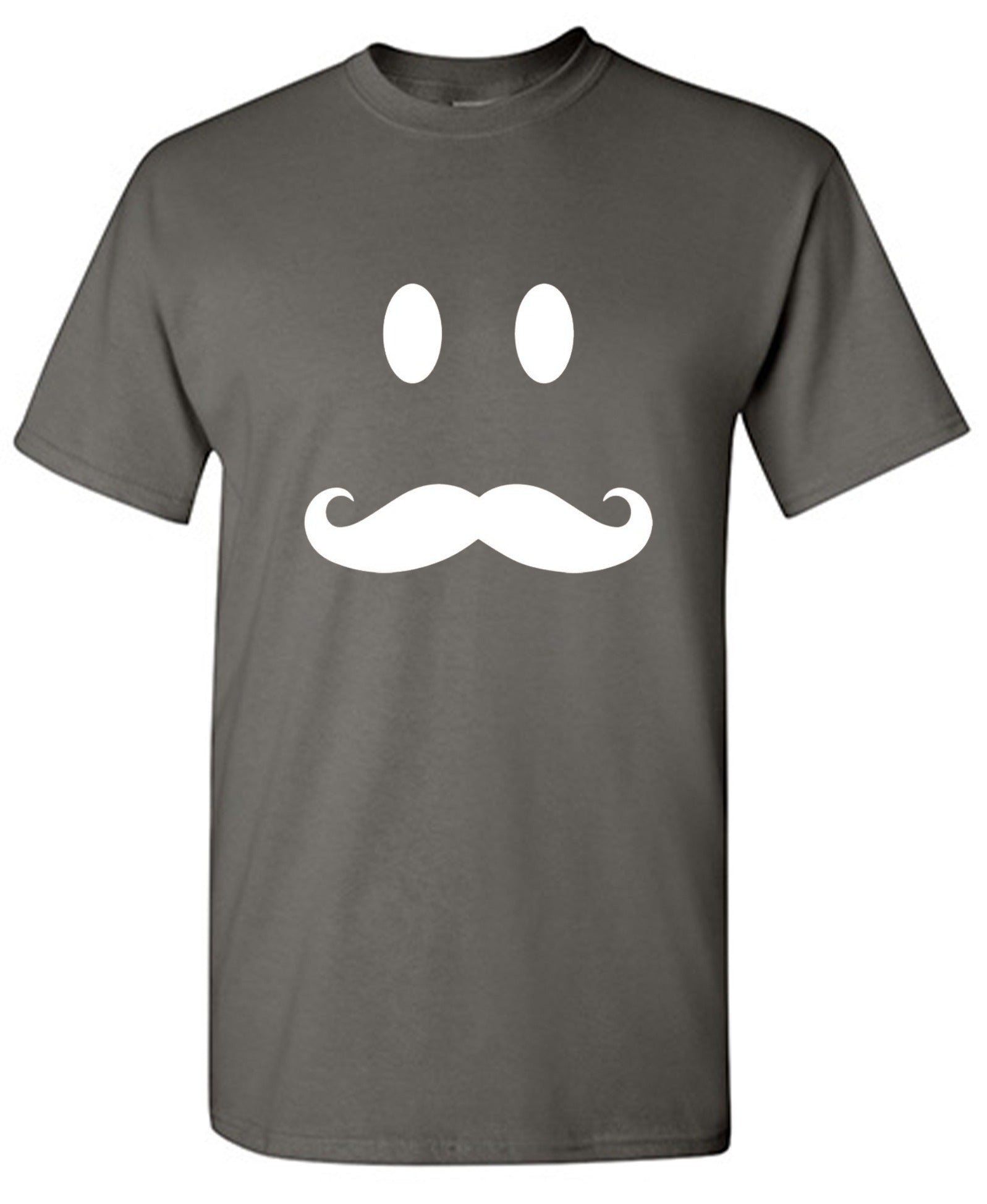 Funny T-Shirts design "Moustache Smile"