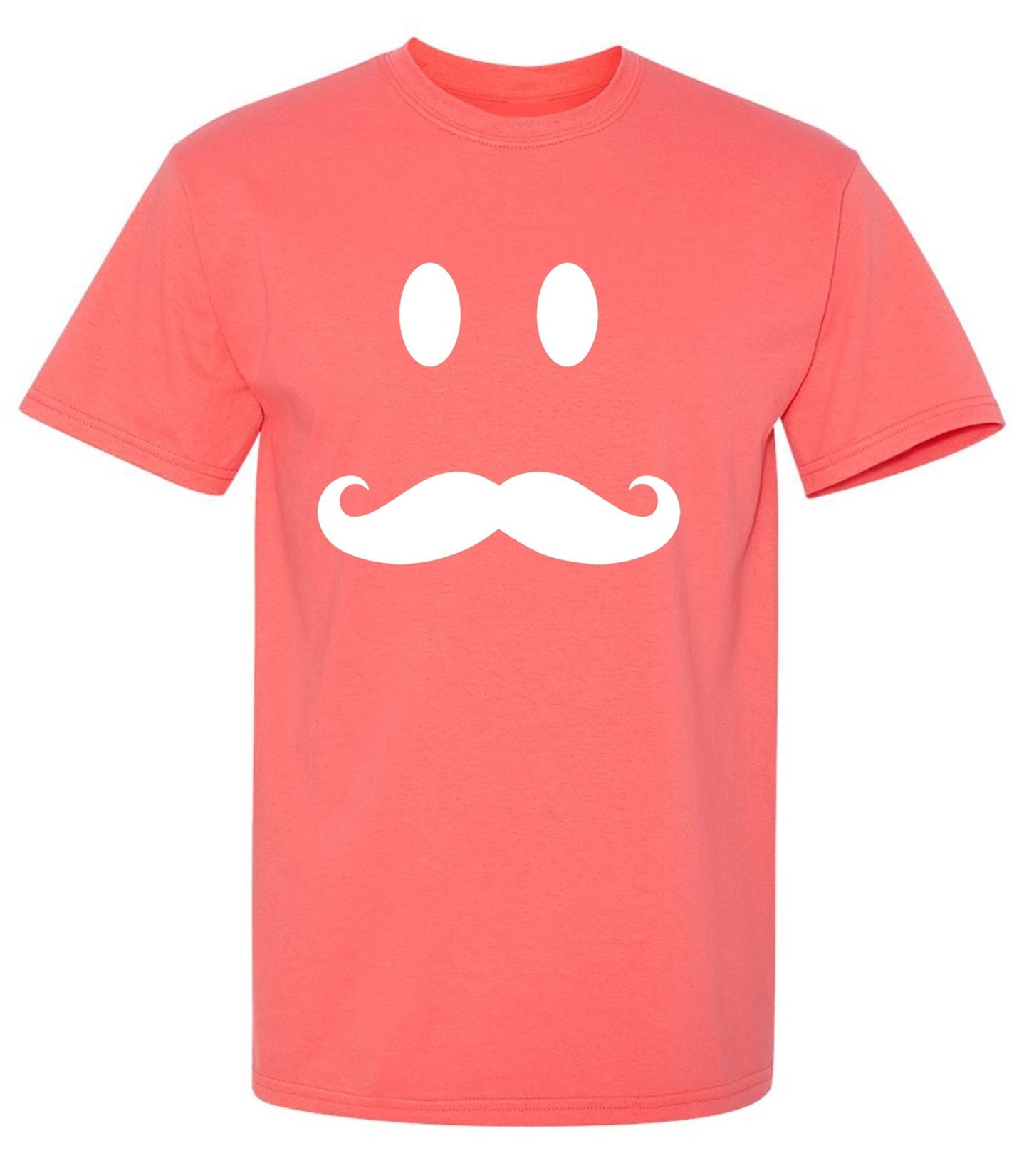 Funny T-Shirts design "Moustache Smile"