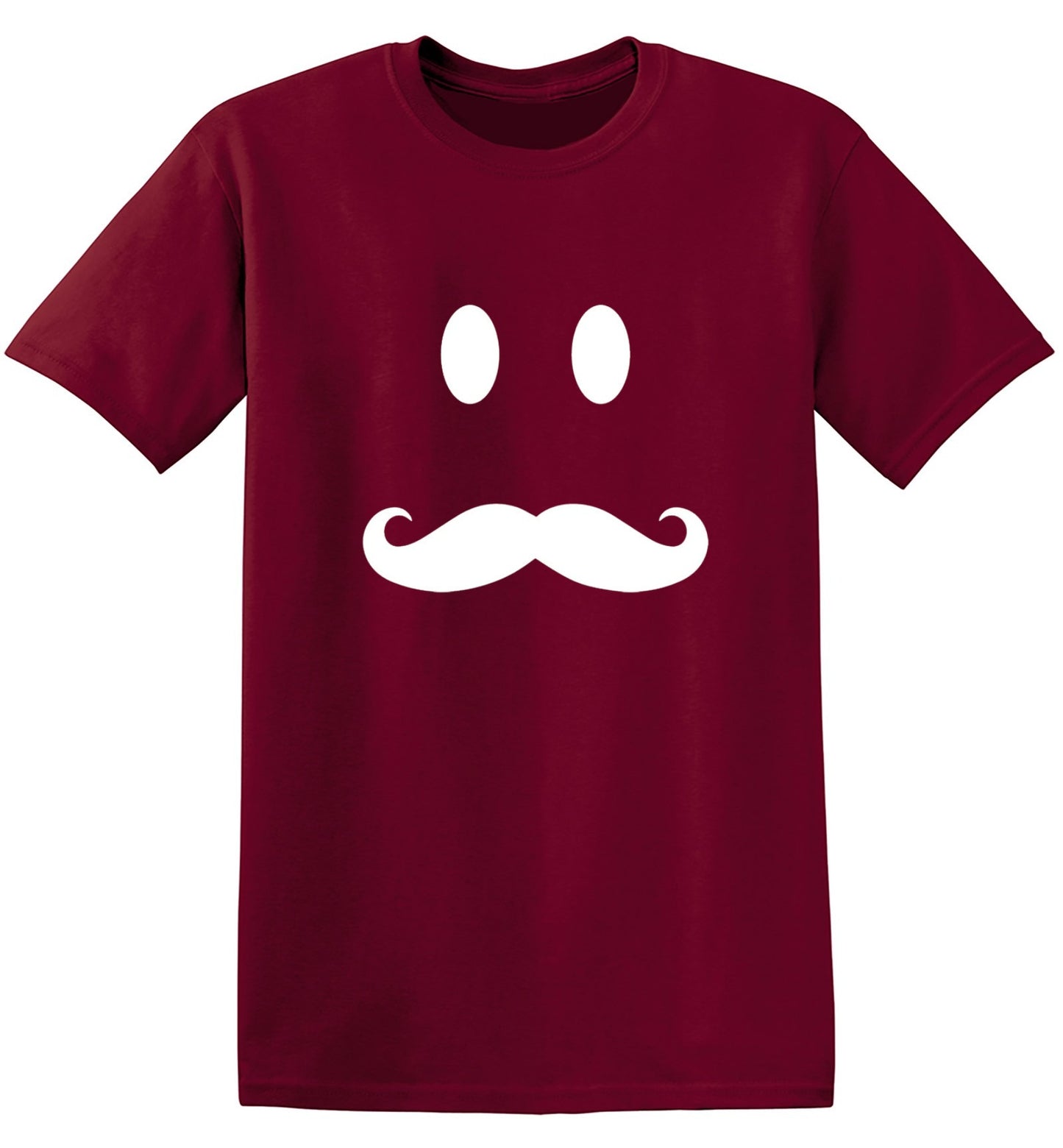 Funny T-Shirts design "Moustache Smile"