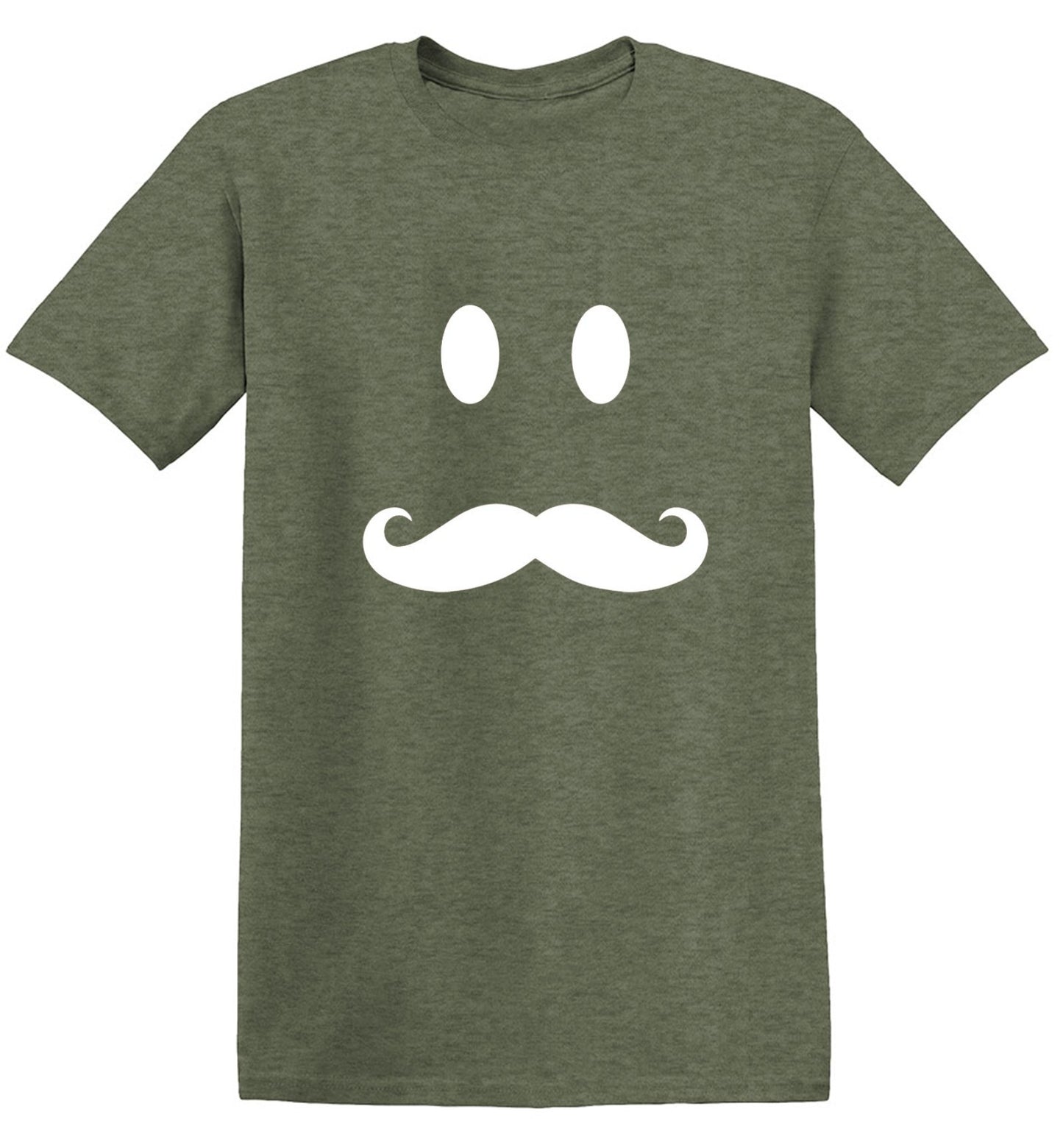 Funny T-Shirts design "Moustache Smile"