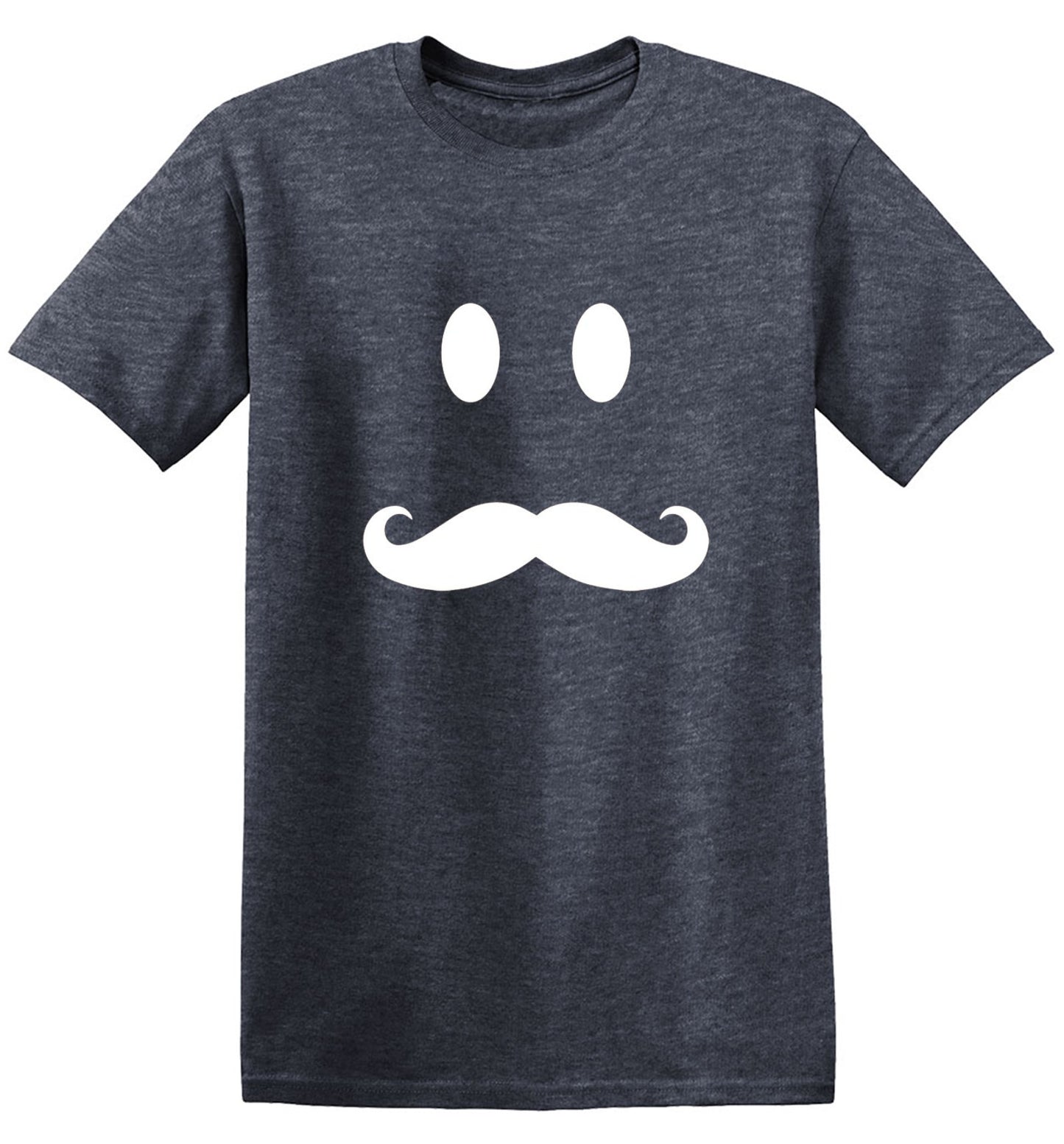 Funny T-Shirts design "Moustache Smile"