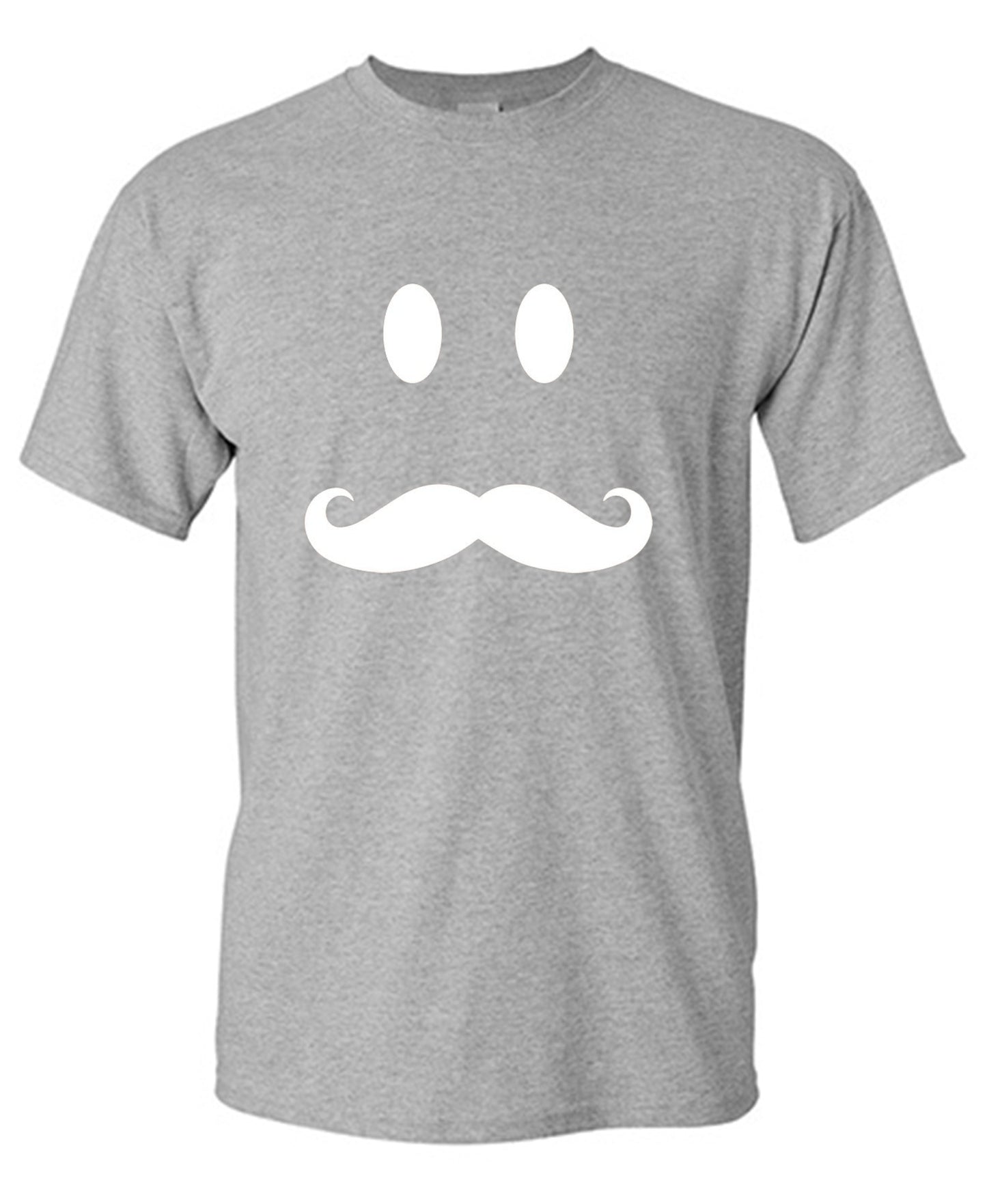 Funny T-Shirts design "Moustache Smile"