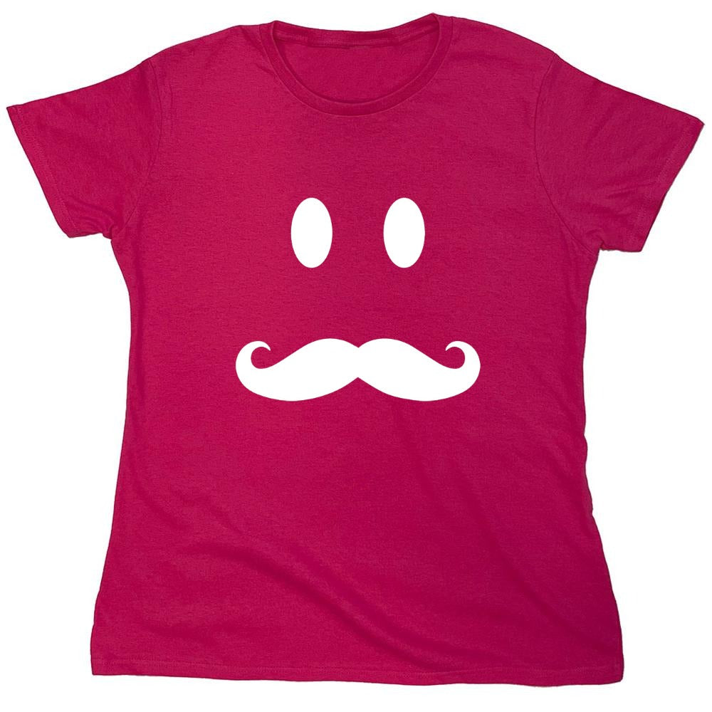 Funny T-Shirts design "Moustache Smile"