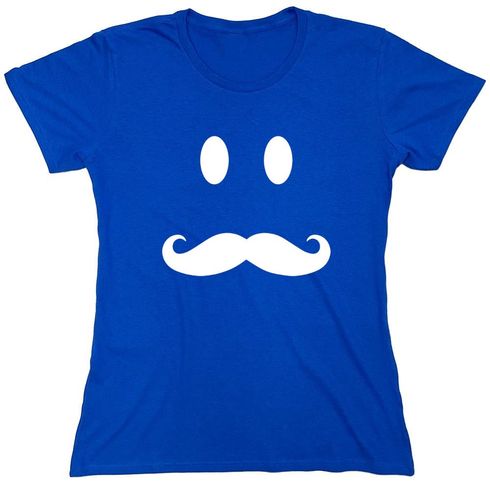 Funny T-Shirts design "Moustache Smile"