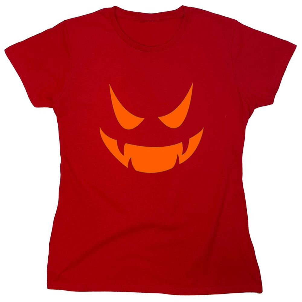 Funny T-Shirts design "Vampire Pumpkin Emoticon T-Shirt"
