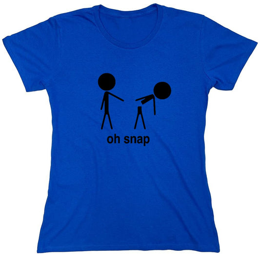 Funny T-Shirts design "Oh Snap Shirt - Womens"