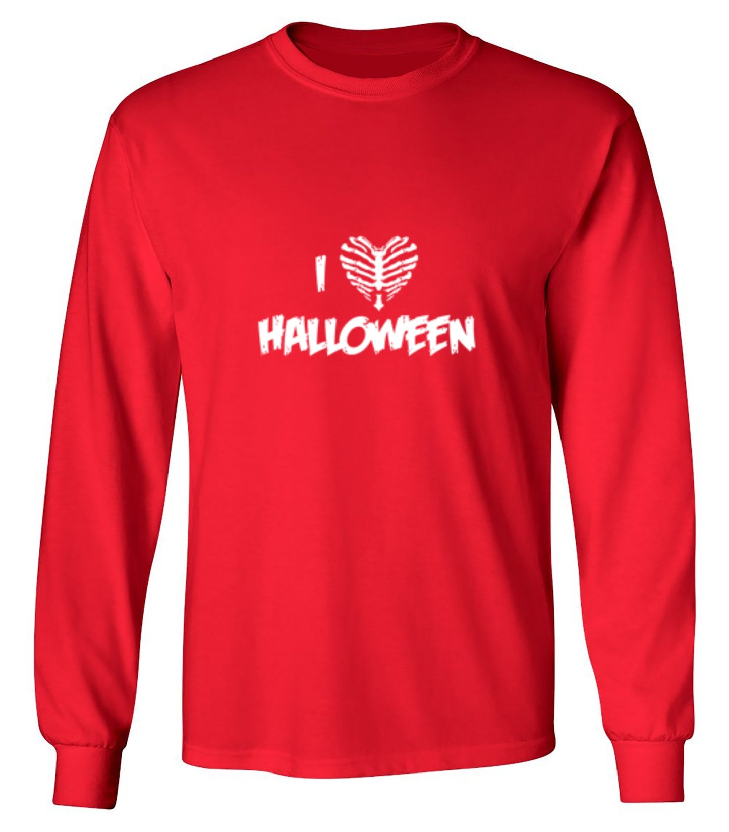 Funny T-Shirts design "I Love Halloween - Long Sleeve"