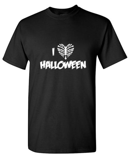 Funny T-Shirts design "I Love Halloween"