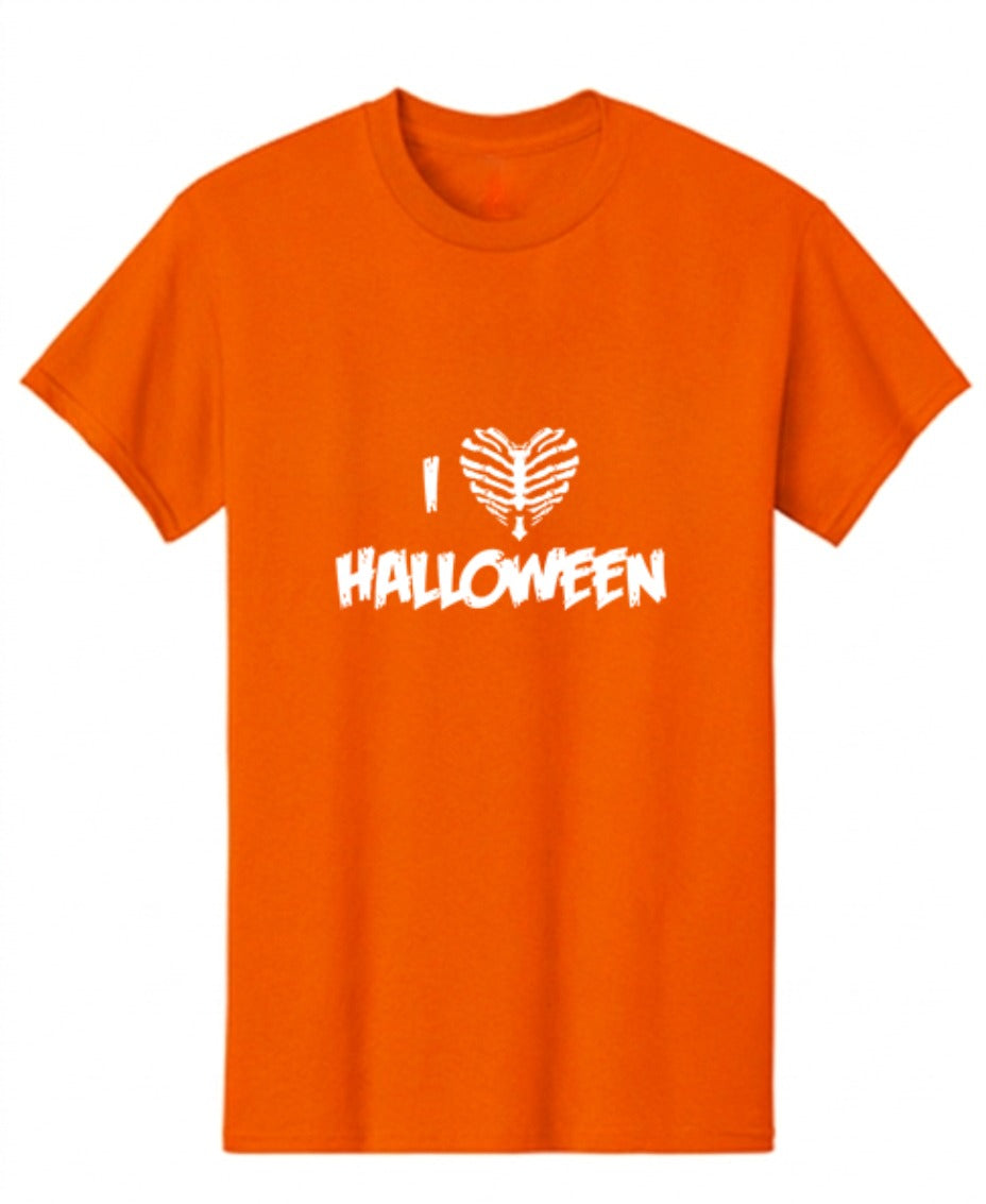 Funny T-Shirts design "I Love Halloween"