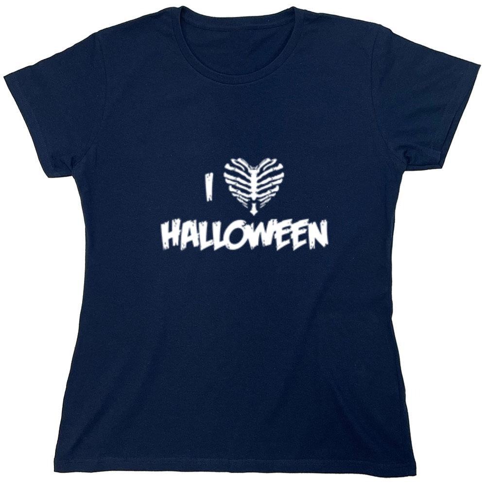 Funny T-Shirts design "I Love Halloween - Womens"