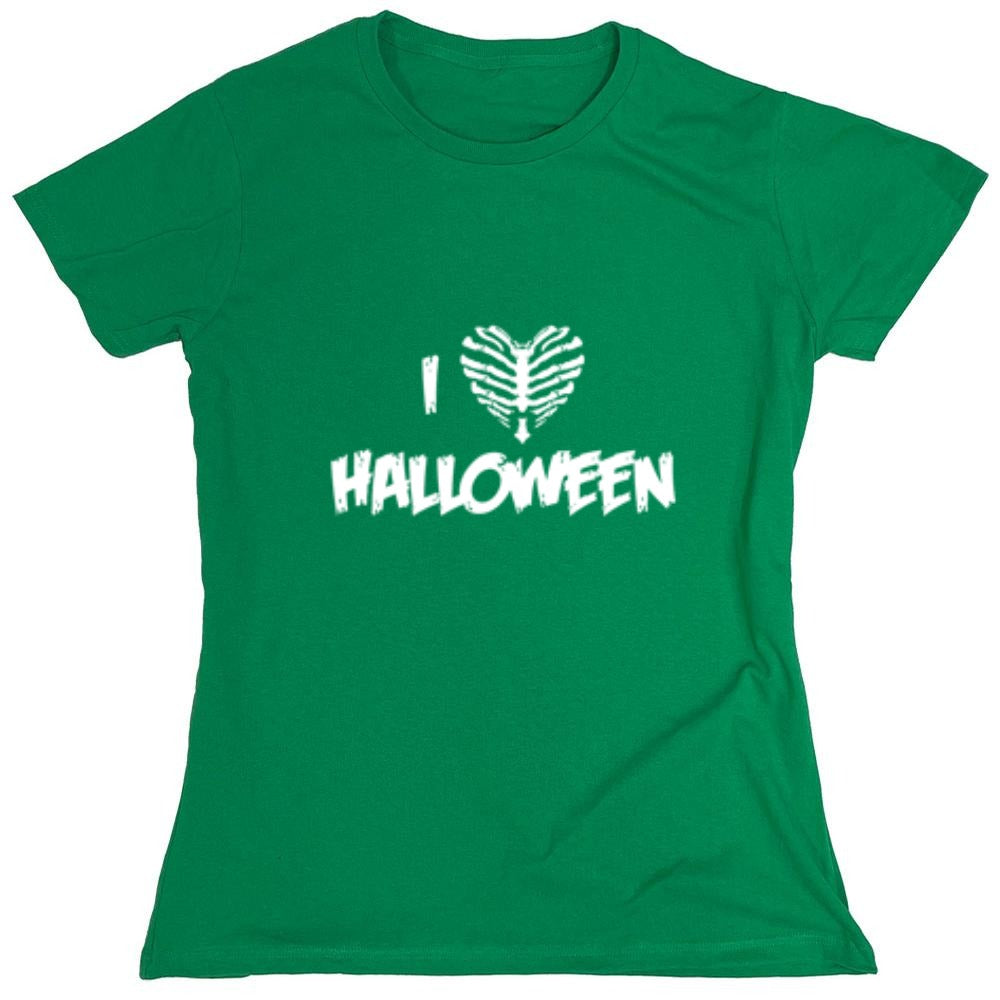 Funny T-Shirts design "I Love Halloween - Womens"