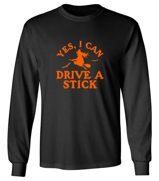 Funny T-Shirts design "Yes, I Can Drive A Stick T-Shirt - Long Sleeve"