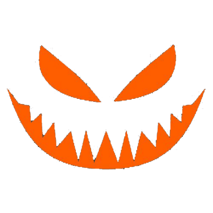 Funny T-Shirts design "Mean Pumpkin Emoticon"