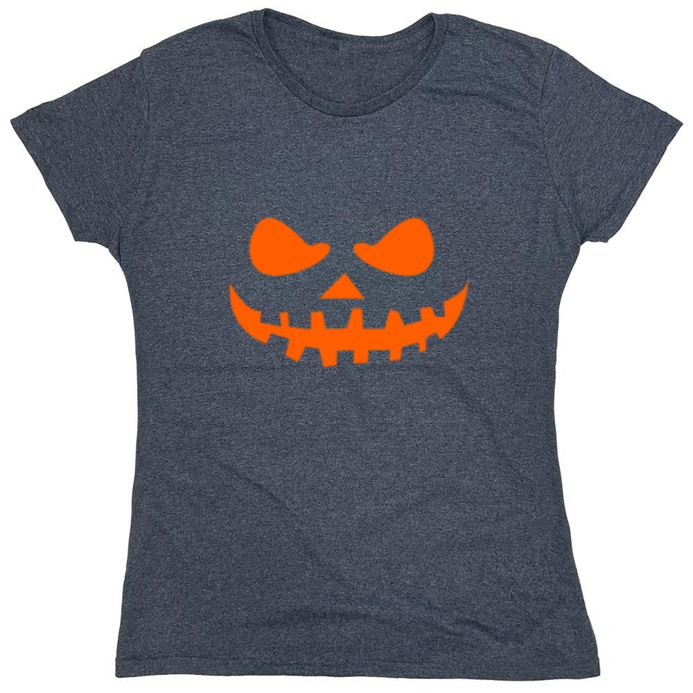 Funny T-Shirts design "Teeth Pumpkin Emoticon T-Shirt"