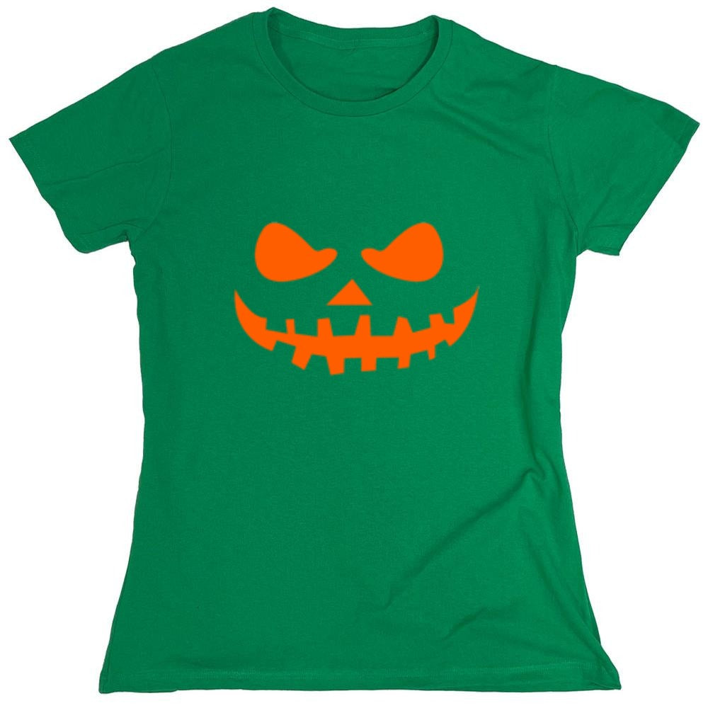 Funny T-Shirts design "Teeth Pumpkin Emoticon T-Shirt"