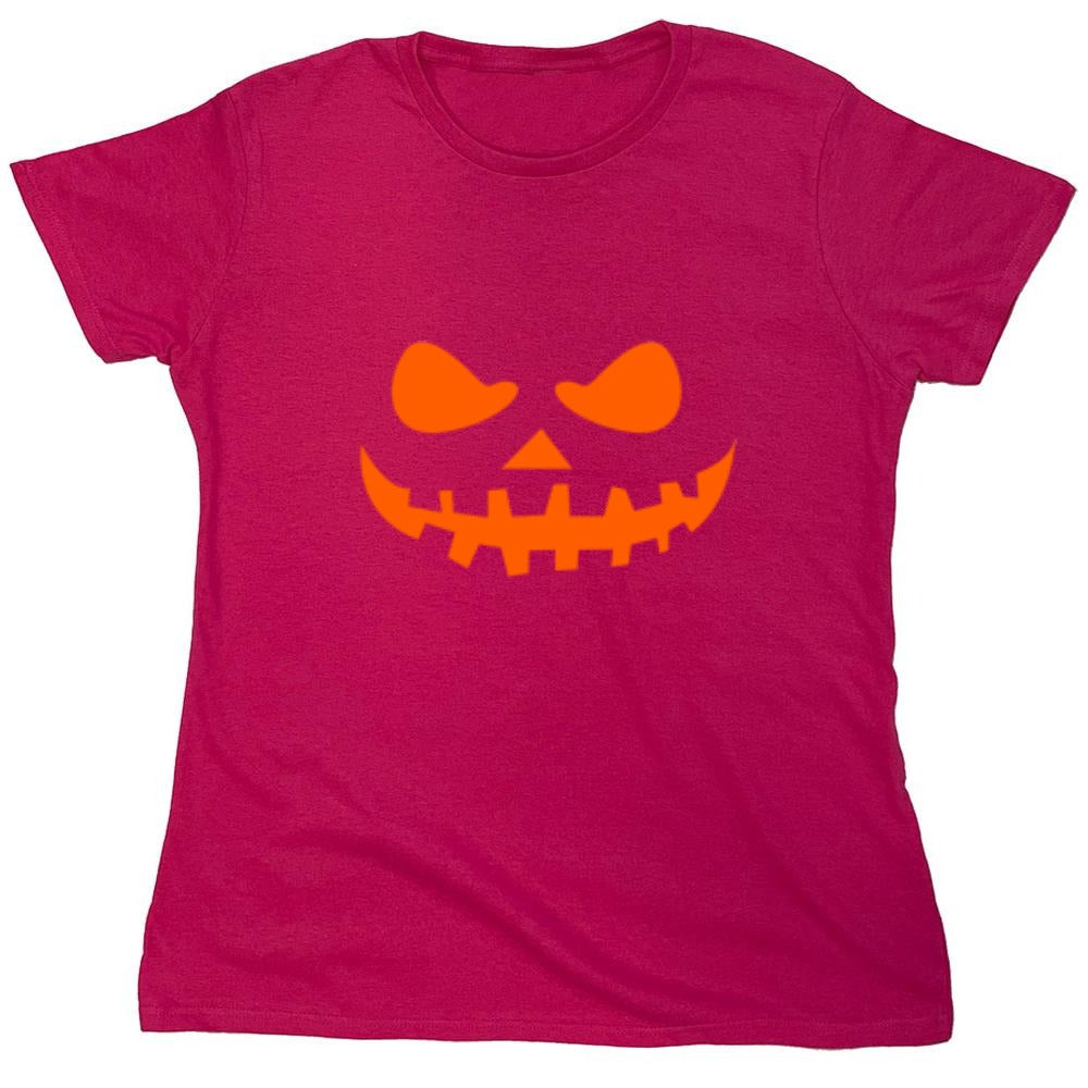 Funny T-Shirts design "Teeth Pumpkin Emoticon T-Shirt"