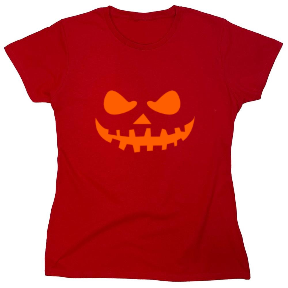 Funny T-Shirts design "Teeth Pumpkin Emoticon T-Shirt"