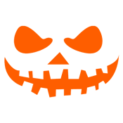Funny T-Shirts design "Teeth Pumpkin Emoticon T-Shirt"