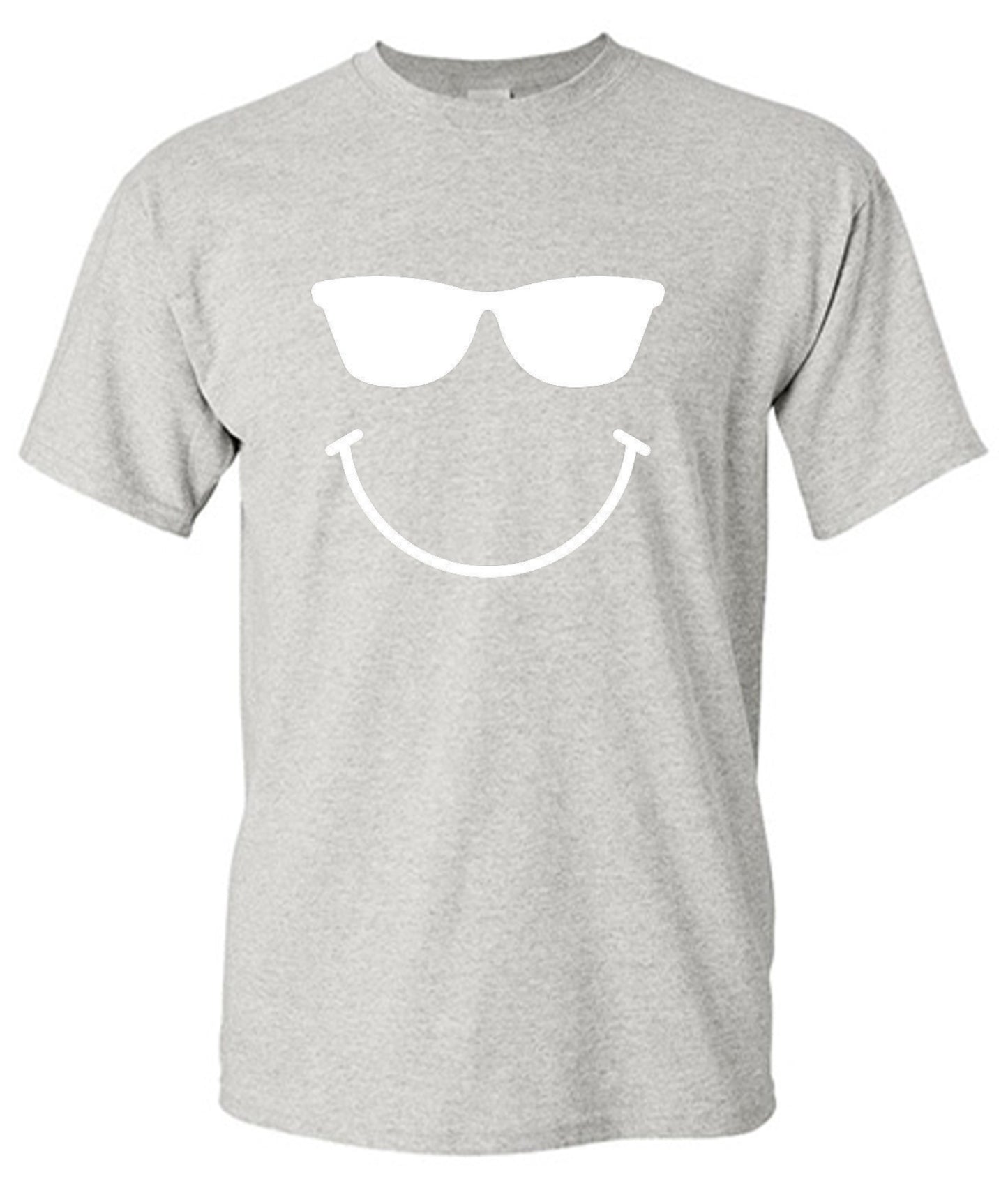 Funny T-Shirts design "Sunglasses Smile Face Emoticon"