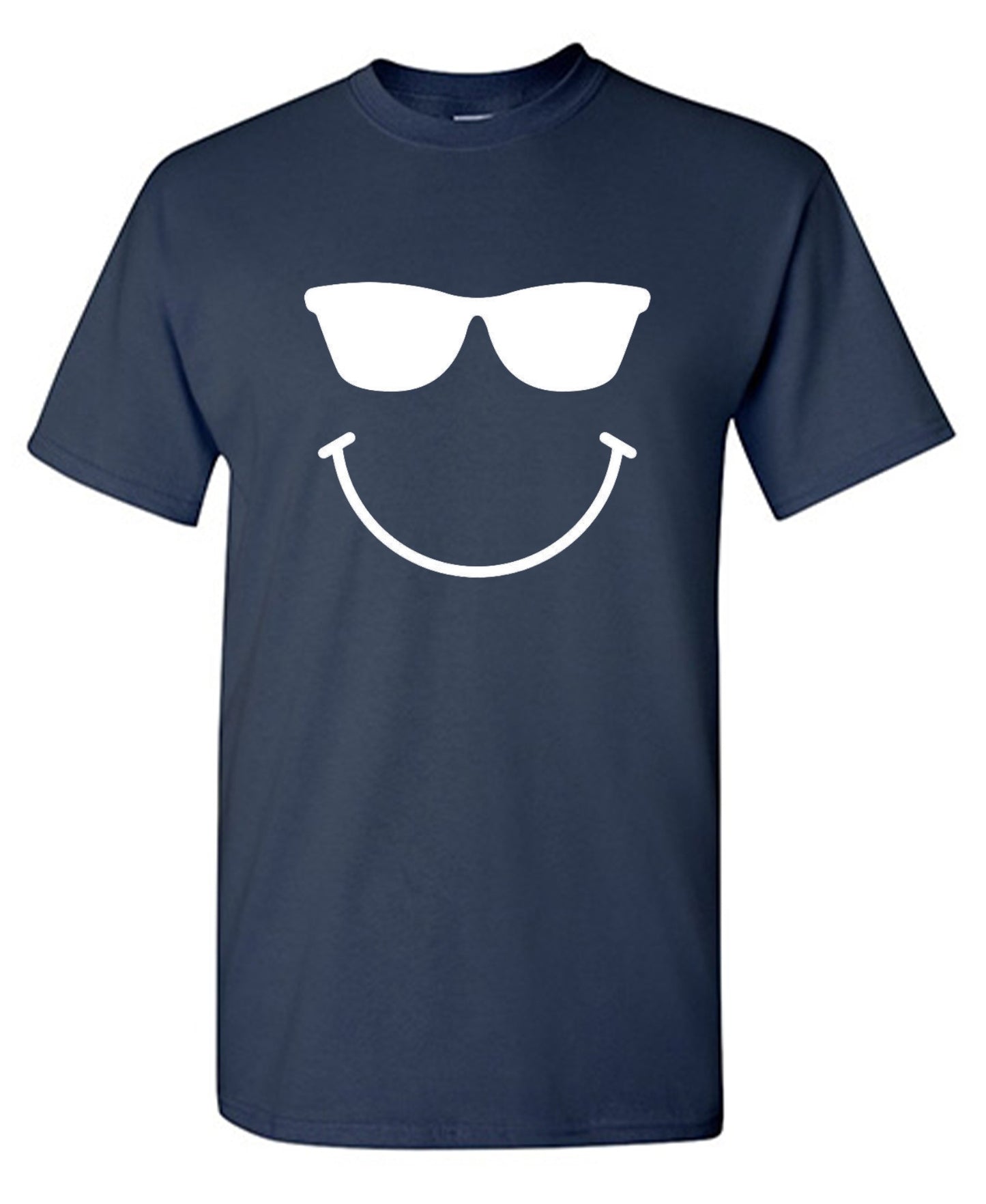 Funny T-Shirts design "Sunglasses Smile Face Emoticon"