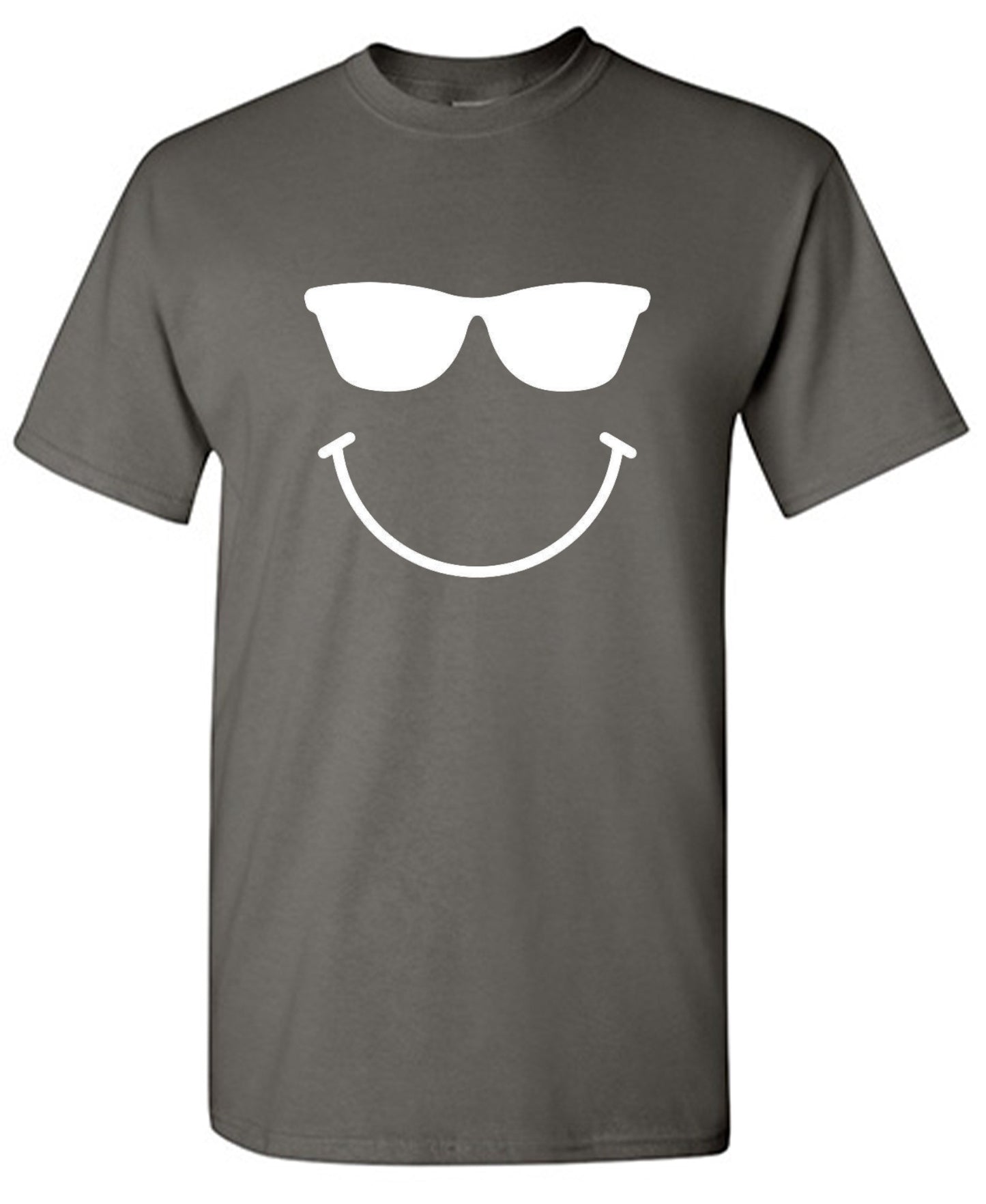 Funny T-Shirts design "Sunglasses Smile Face Emoticon"