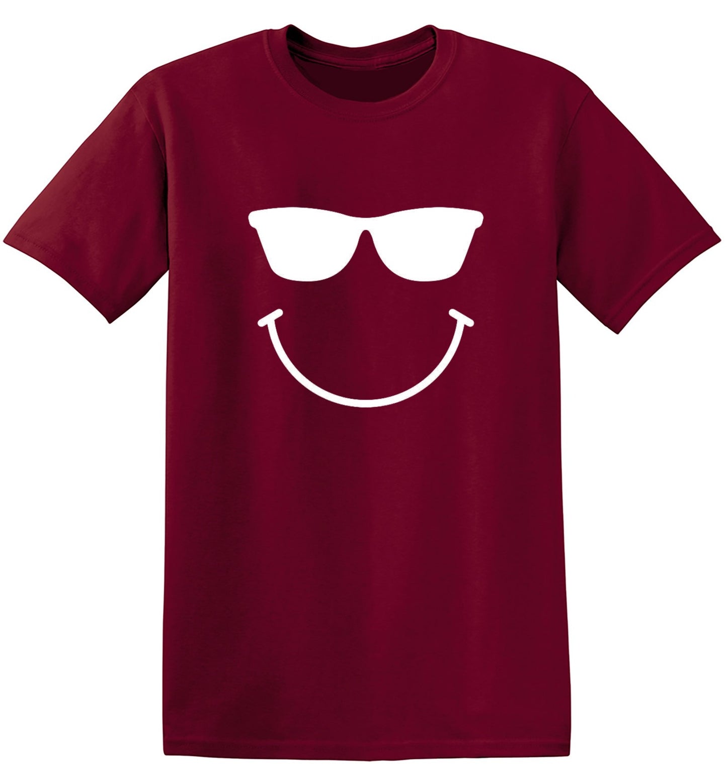 Funny T-Shirts design "Sunglasses Smile Face Emoticon"