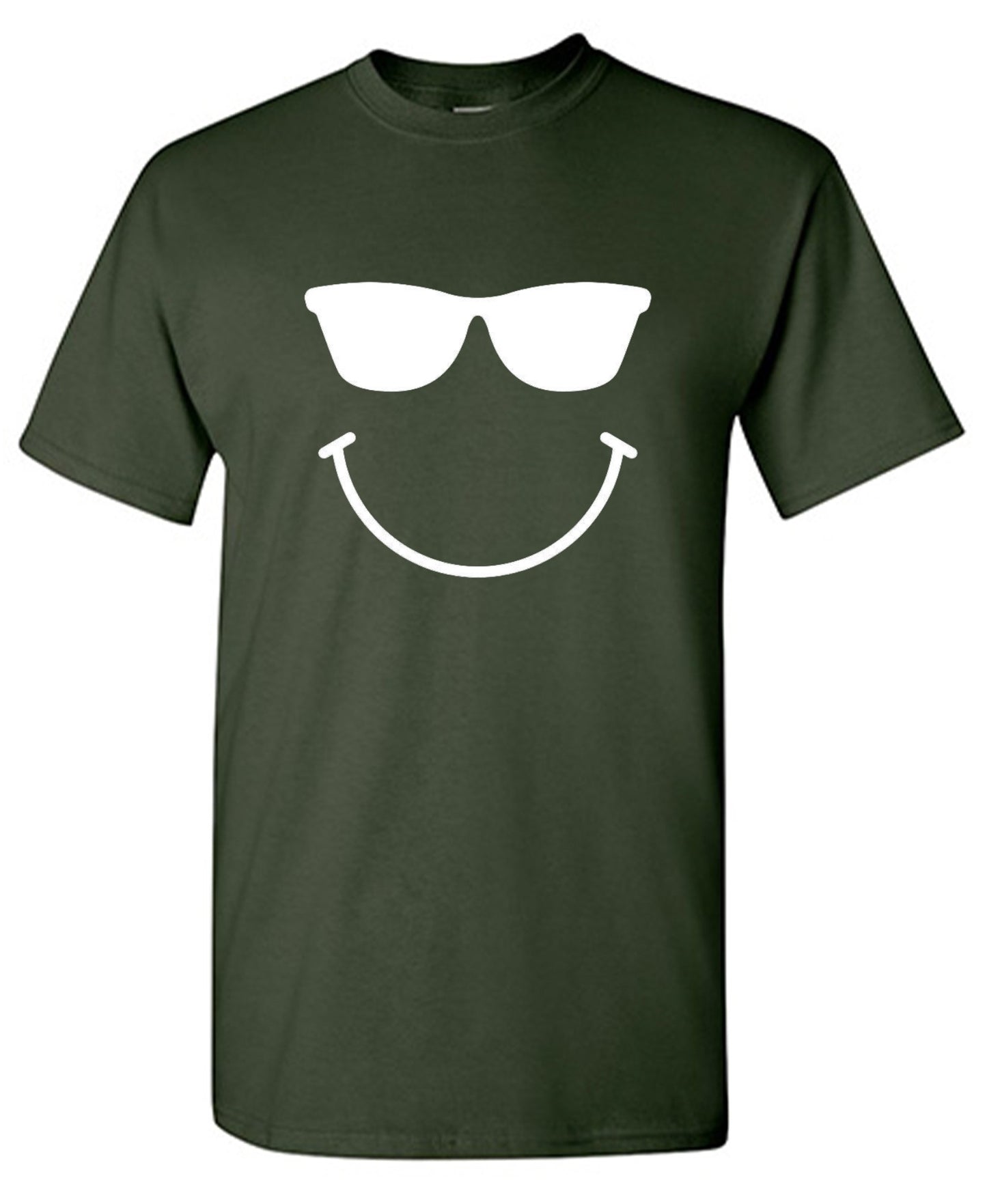 Funny T-Shirts design "Sunglasses Smile Face Emoticon"