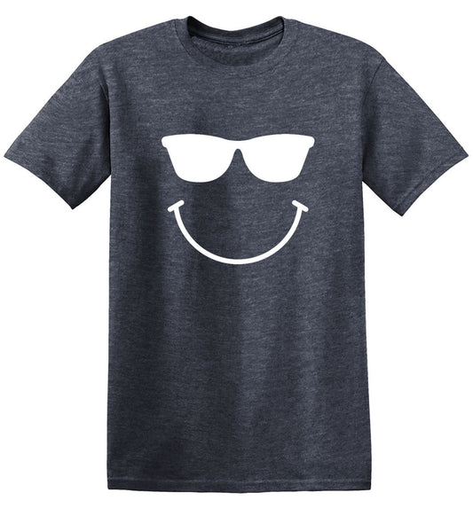 Funny T-Shirts design "Sunglasses Smile Face Emoticon"