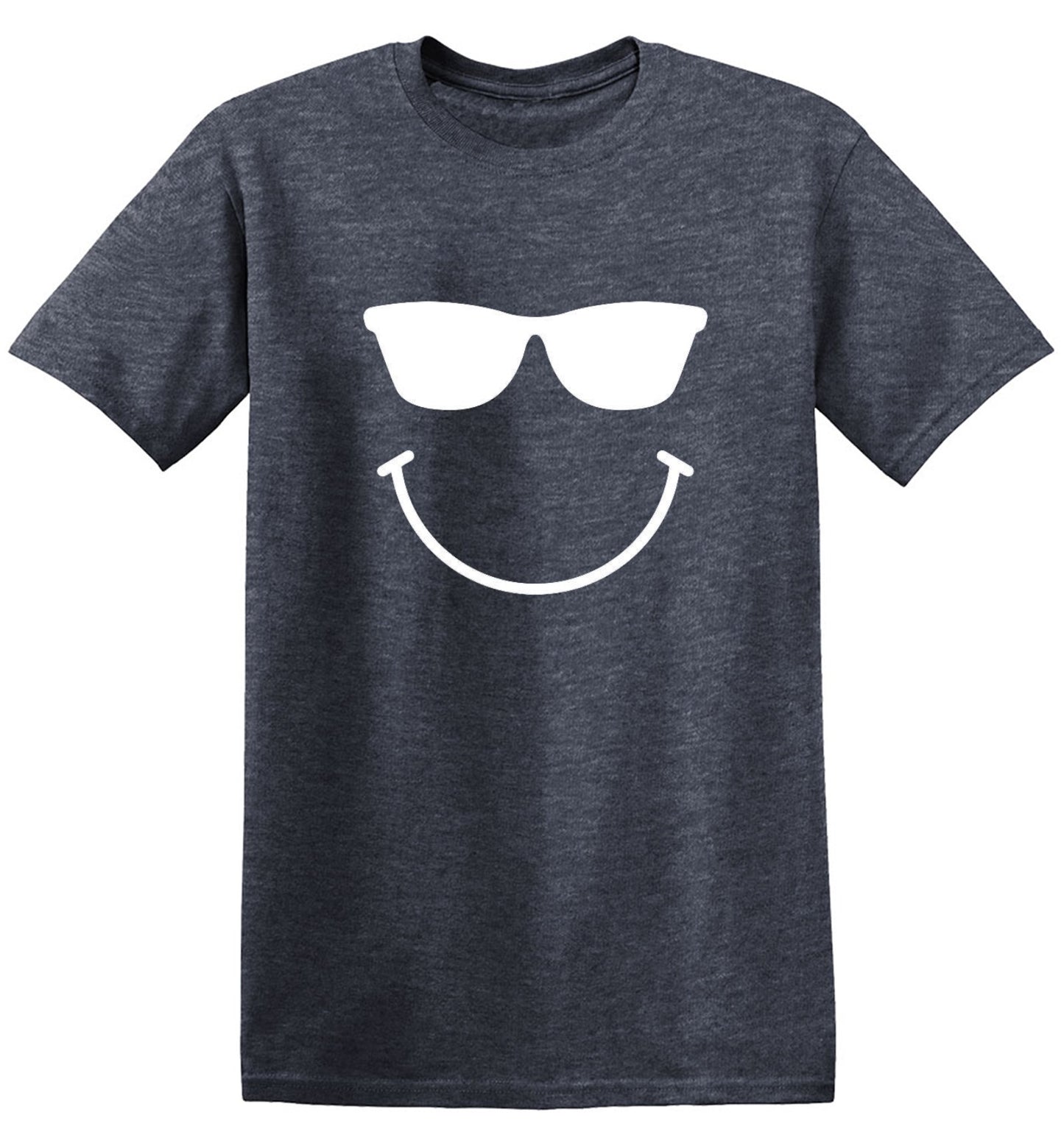 Funny T-Shirts design "Sunglasses Smile Face Emoticon"