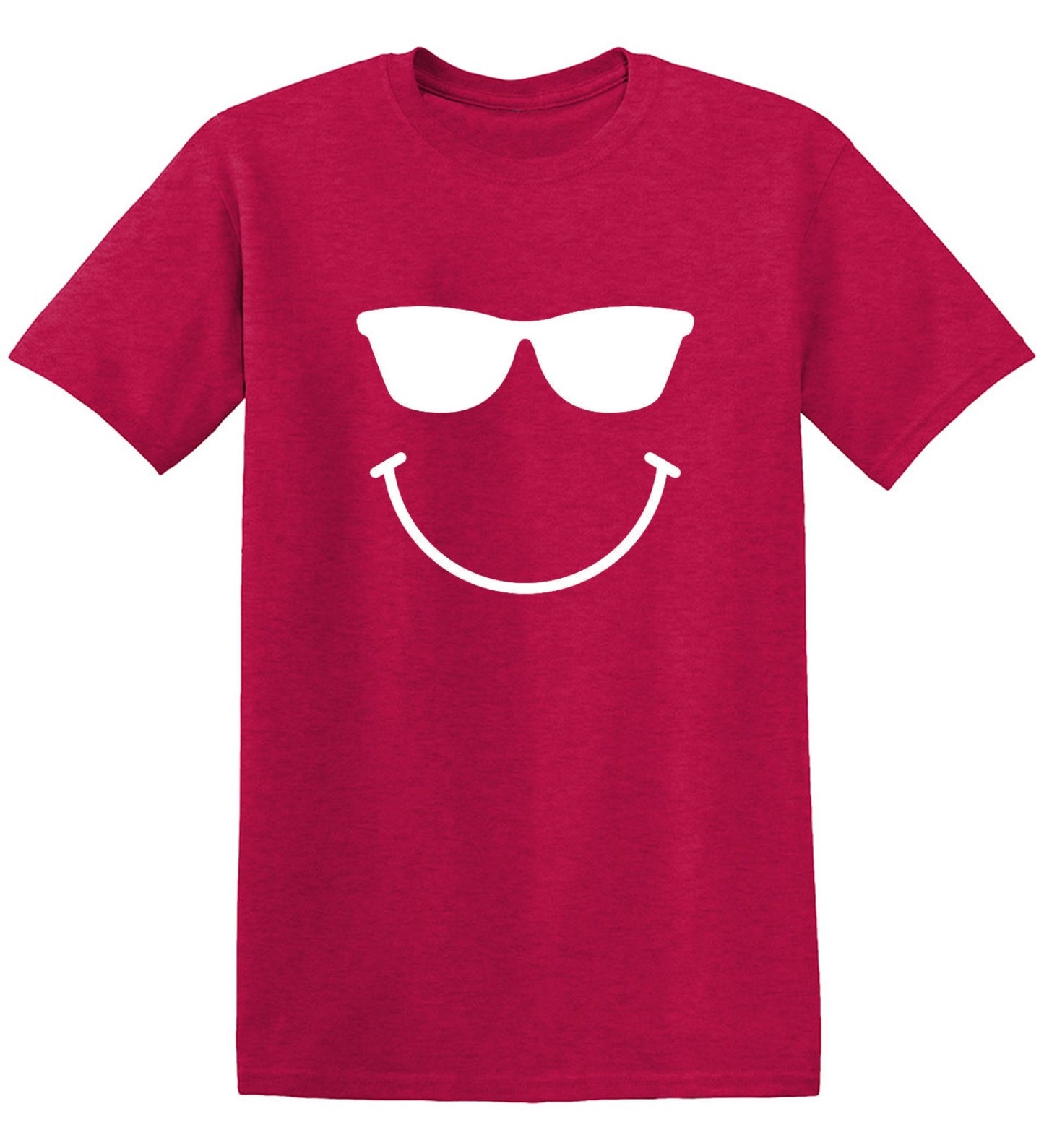 Funny T-Shirts design "Sunglasses Smile Face Emoticon"