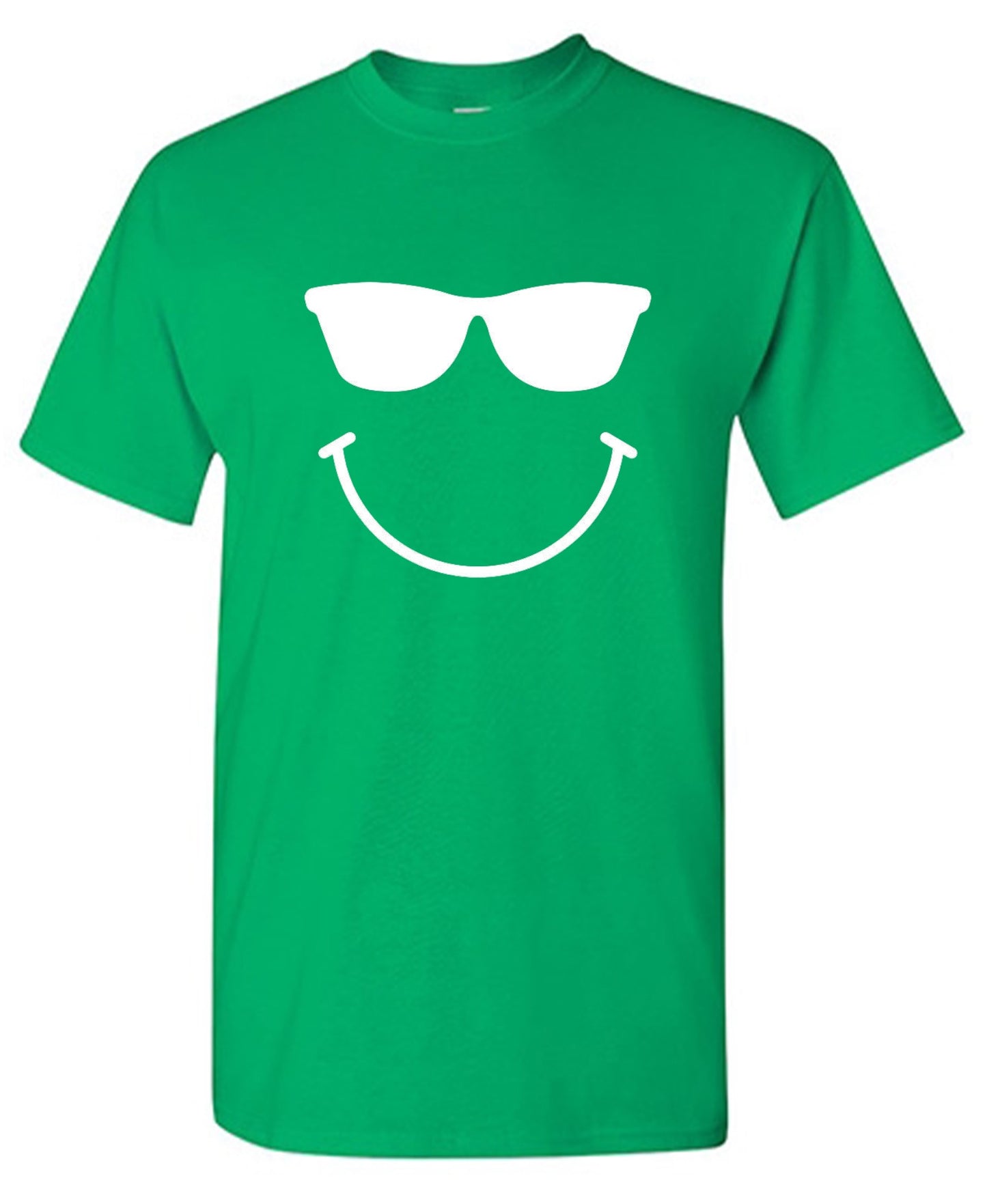 Funny T-Shirts design "Sunglasses Smile Face Emoticon"