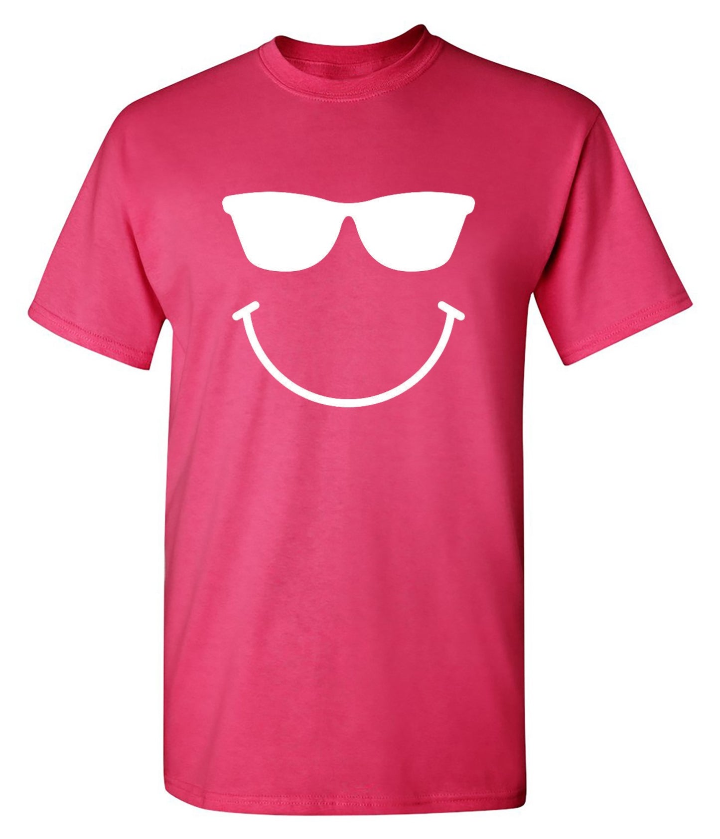 Funny T-Shirts design "Sunglasses Smile Face Emoticon"