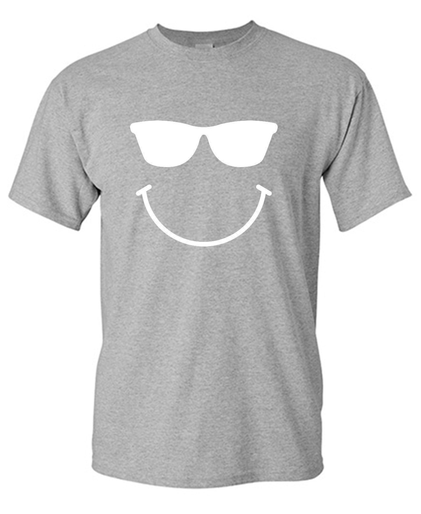 Funny T-Shirts design "Sunglasses Smile Face Emoticon"