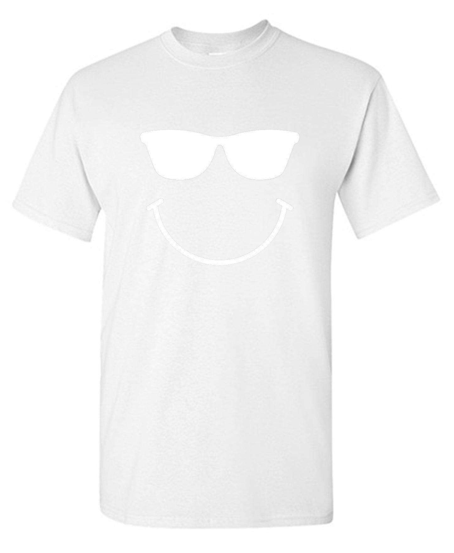 Funny T-Shirts design "Sunglasses Smile Face Emoticon"