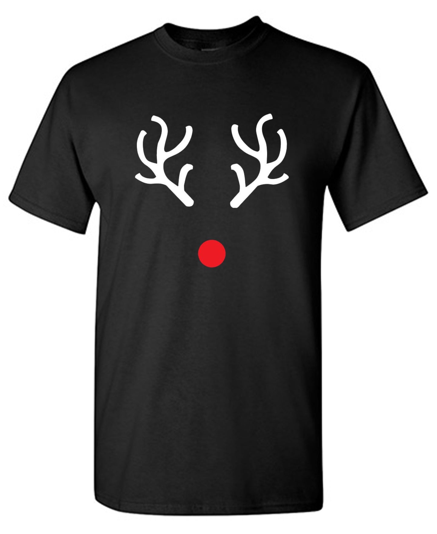 Funny T-Shirts design "Reindeer Antlers T-Shirt - Ring Spun Tee"