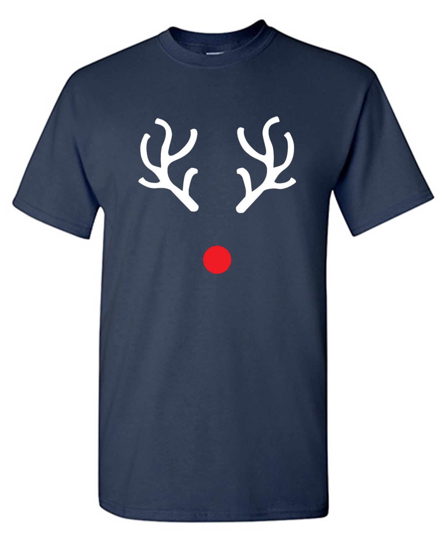 Funny T-Shirts design "Reindeer Antlers T-Shirt - Tall Tee"