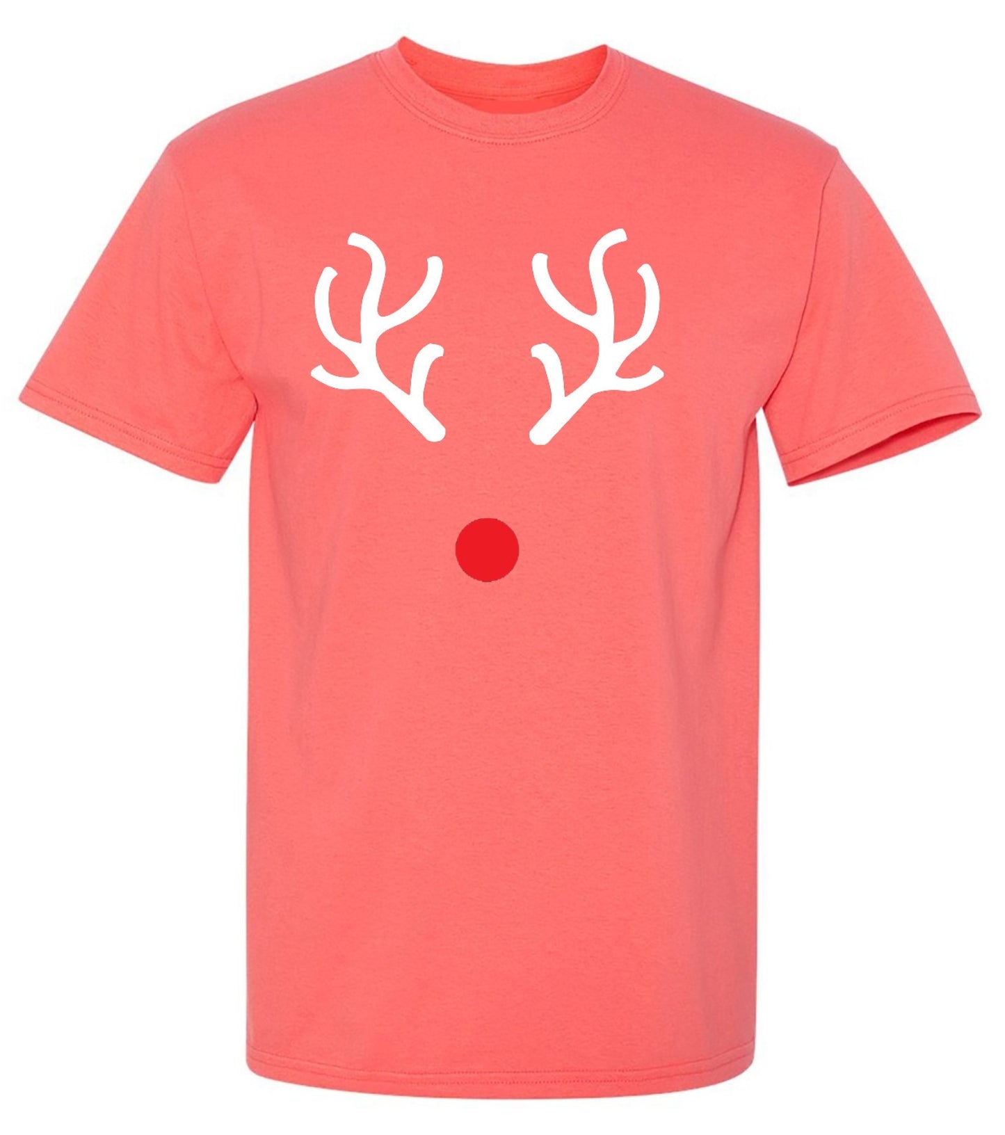 Funny T-Shirts design "Reindeer Antlers T-Shirt - Tall Tee"